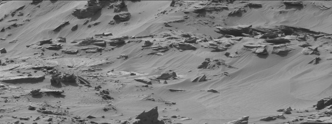 Nasa's Mars rover Curiosity acquired this image using its Mast Camera (Mastcam) on Sol 1348