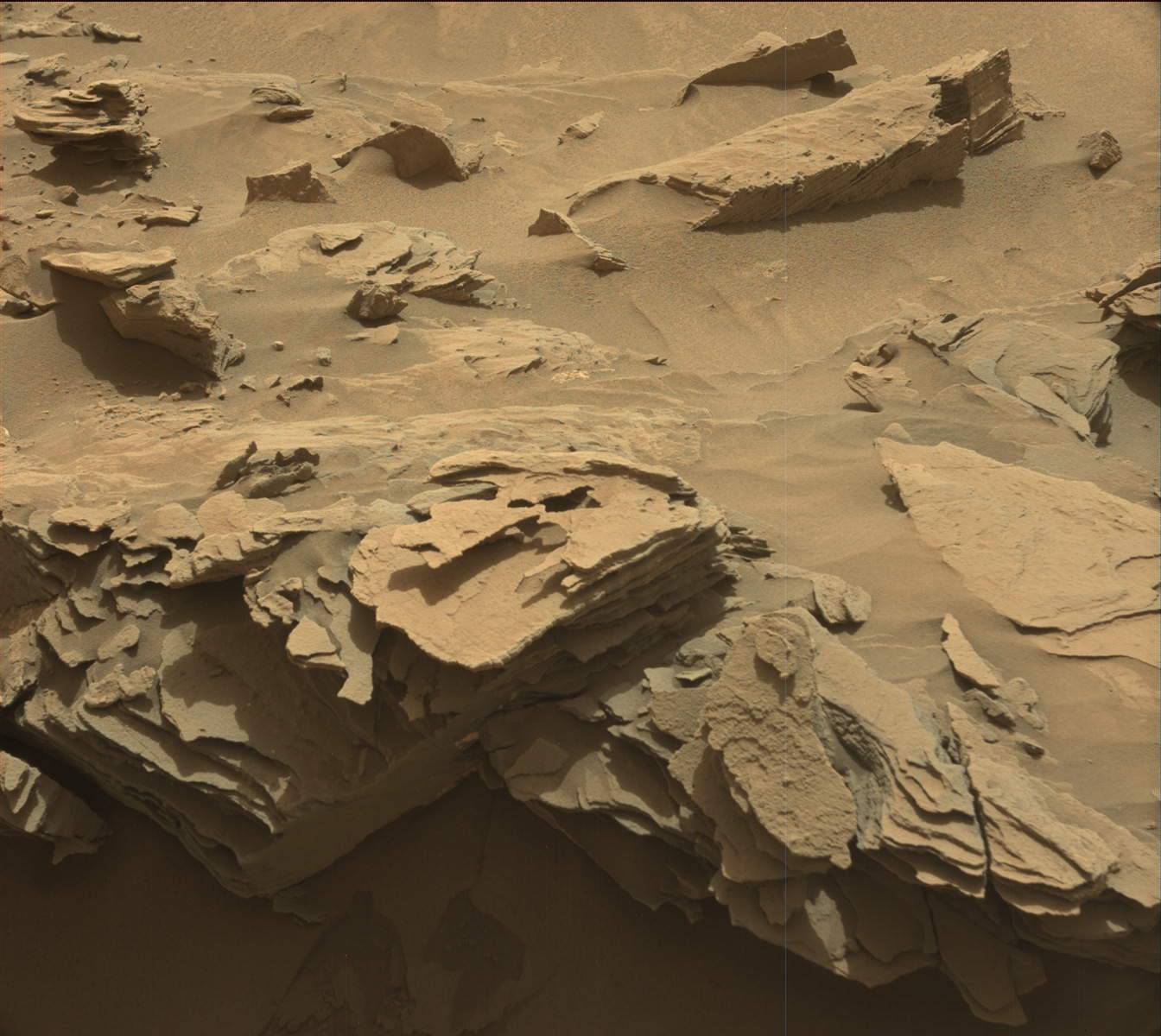 Nasa's Mars rover Curiosity acquired this image using its Mast Camera (Mastcam) on Sol 1349