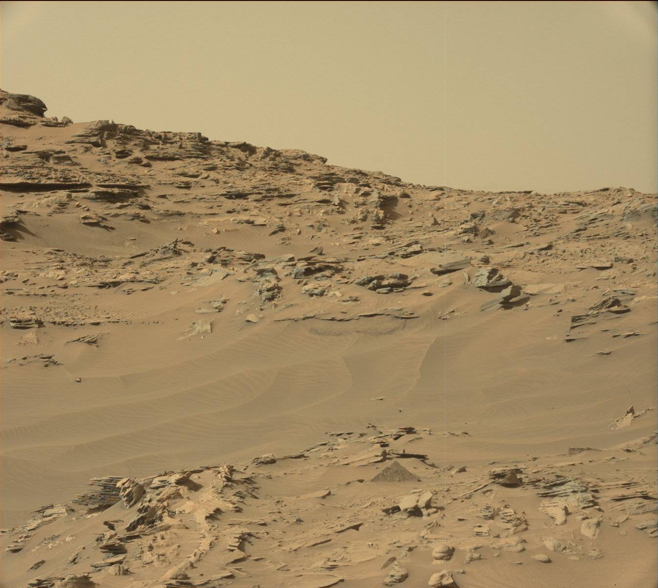 Nasa's Mars rover Curiosity acquired this image using its Mast Camera (Mastcam) on Sol 1351