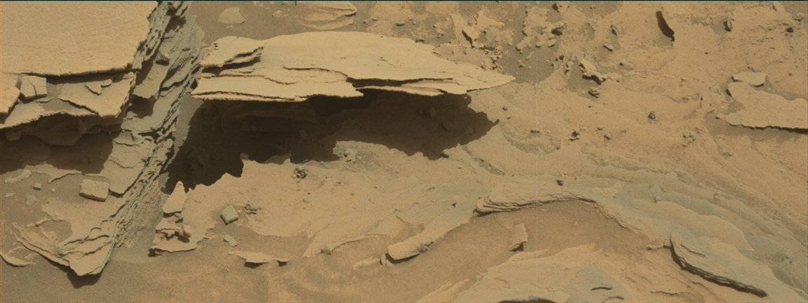 Nasa's Mars rover Curiosity acquired this image using its Mast Camera (Mastcam) on Sol 1352