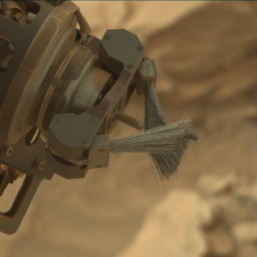 Nasa's Mars rover Curiosity acquired this image using its Mast Camera (Mastcam) on Sol 1358