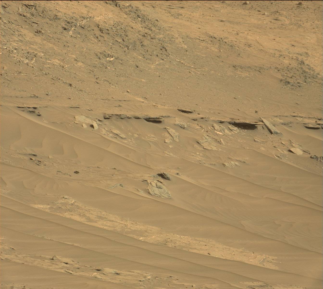 Nasa's Mars rover Curiosity acquired this image using its Mast Camera (Mastcam) on Sol 1361