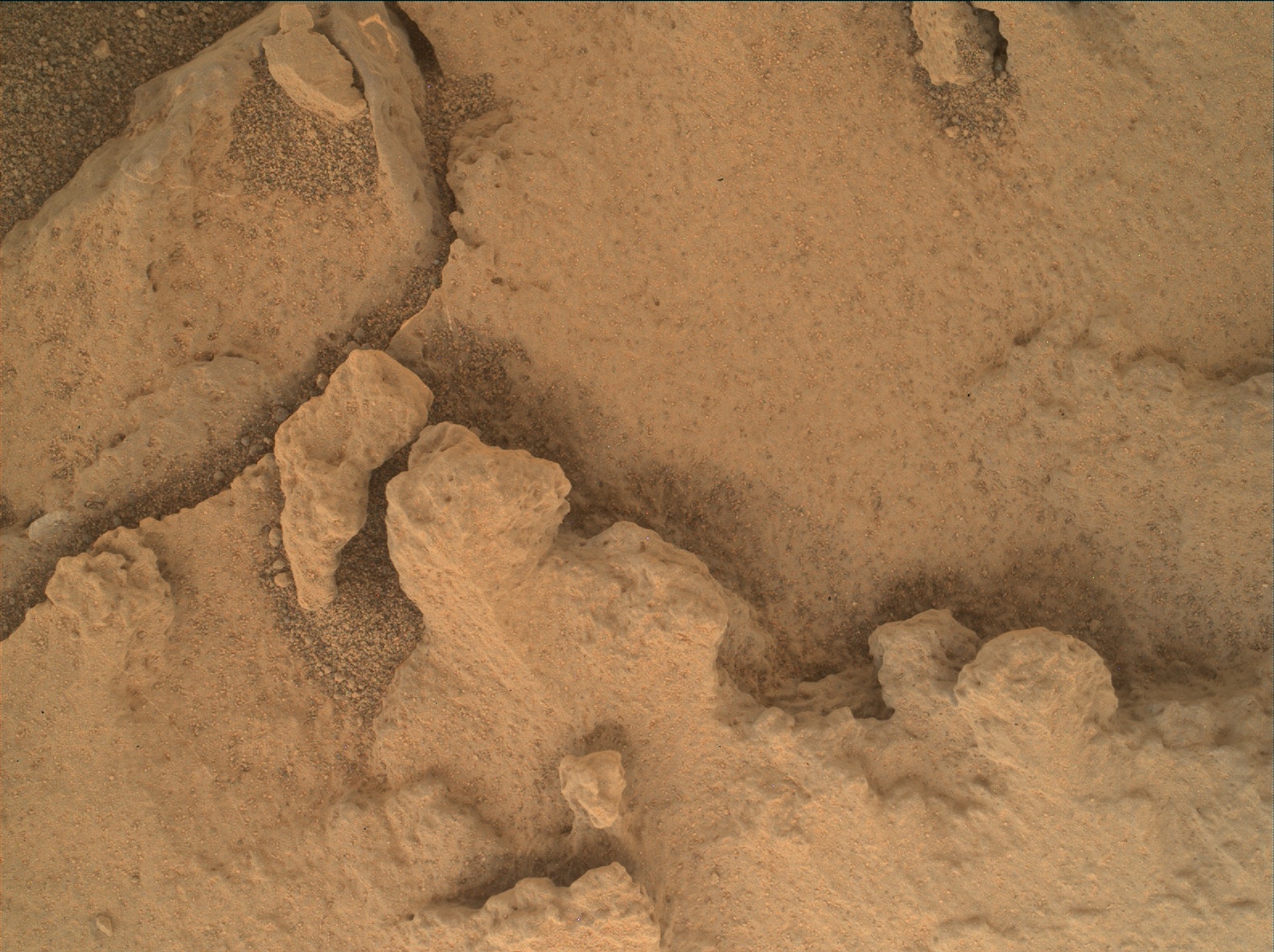 Nasa's Mars rover Curiosity acquired this image using its Mars Hand Lens Imager (MAHLI) on Sol 1371