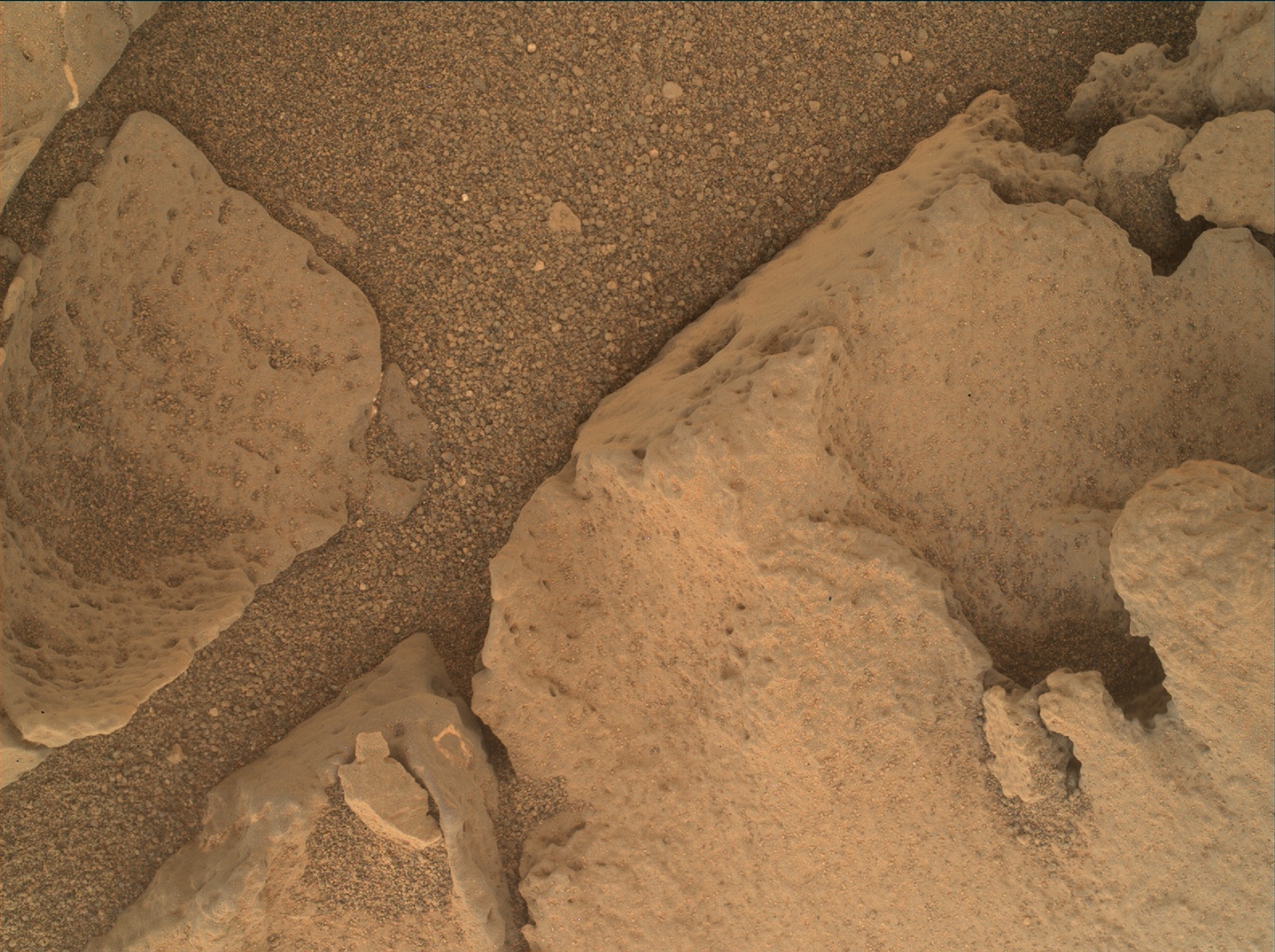Nasa's Mars rover Curiosity acquired this image using its Mars Hand Lens Imager (MAHLI) on Sol 1371