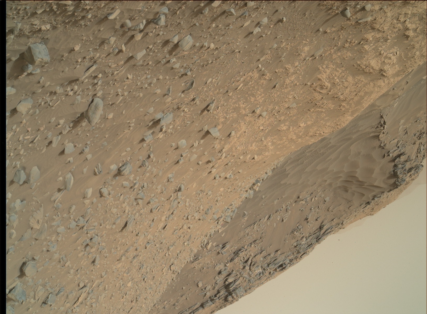 Nasa's Mars rover Curiosity acquired this image using its Mars Hand Lens Imager (MAHLI) on Sol 1373