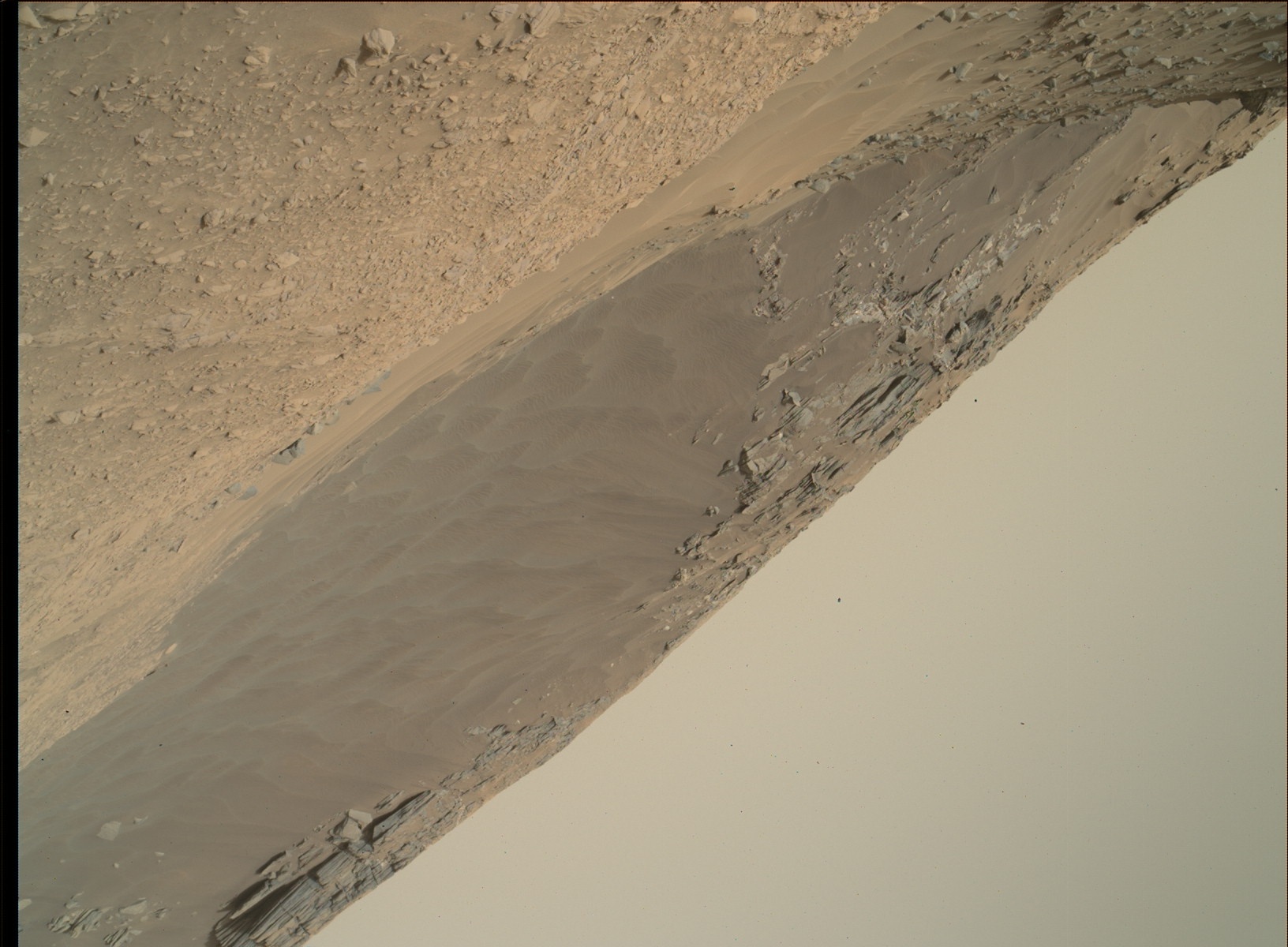 Nasa's Mars rover Curiosity acquired this image using its Mars Hand Lens Imager (MAHLI) on Sol 1376