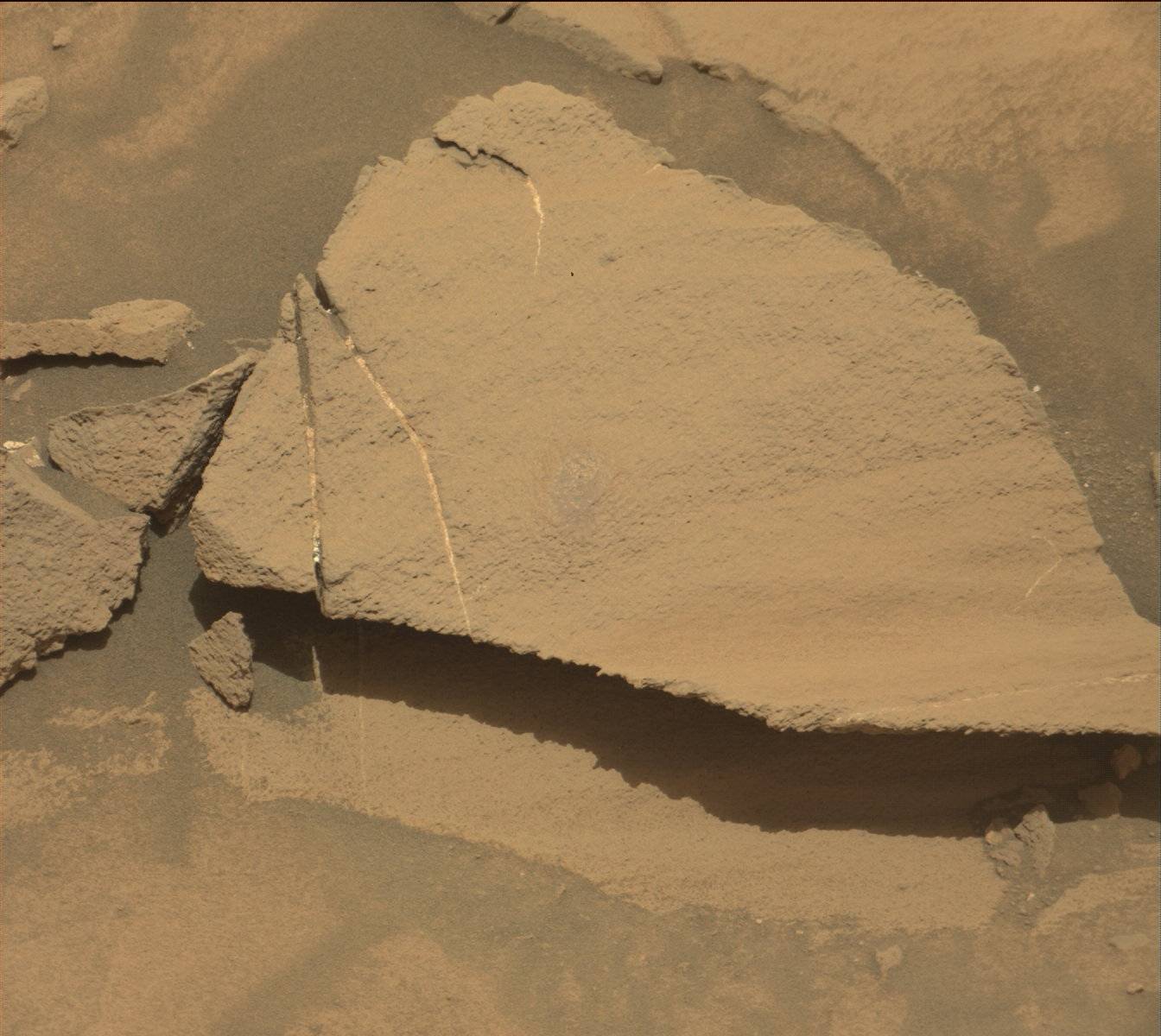 Nasa's Mars rover Curiosity acquired this image using its Mast Camera (Mastcam) on Sol 1380