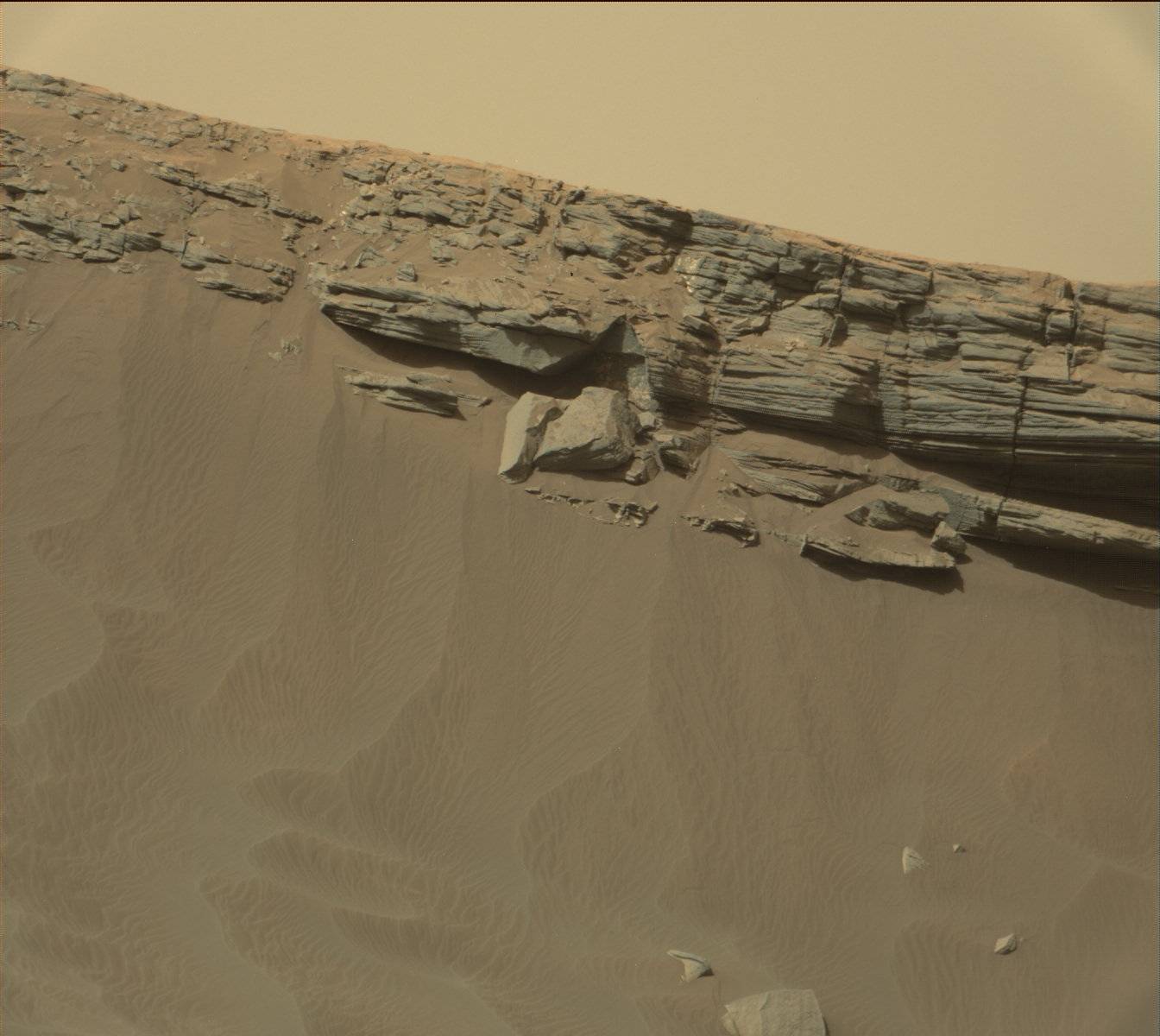Nasa's Mars rover Curiosity acquired this image using its Mast Camera (Mastcam) on Sol 1381