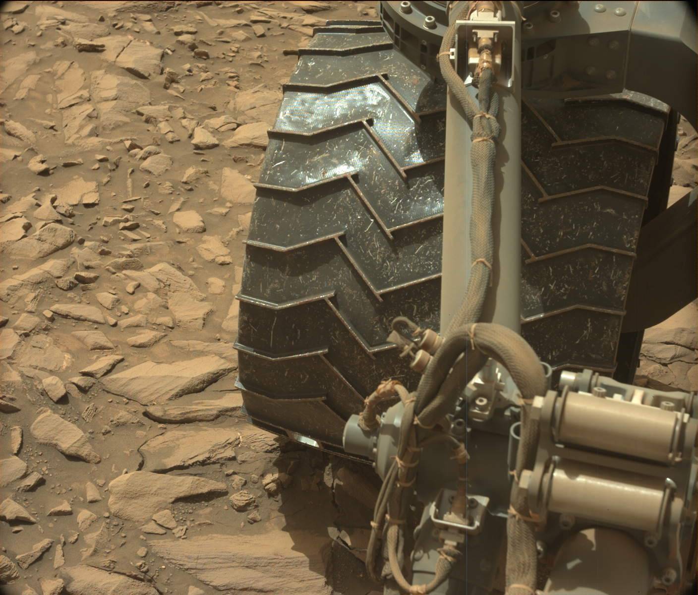 Nasa's Mars rover Curiosity acquired this image using its Mast Camera (Mastcam) on Sol 1386