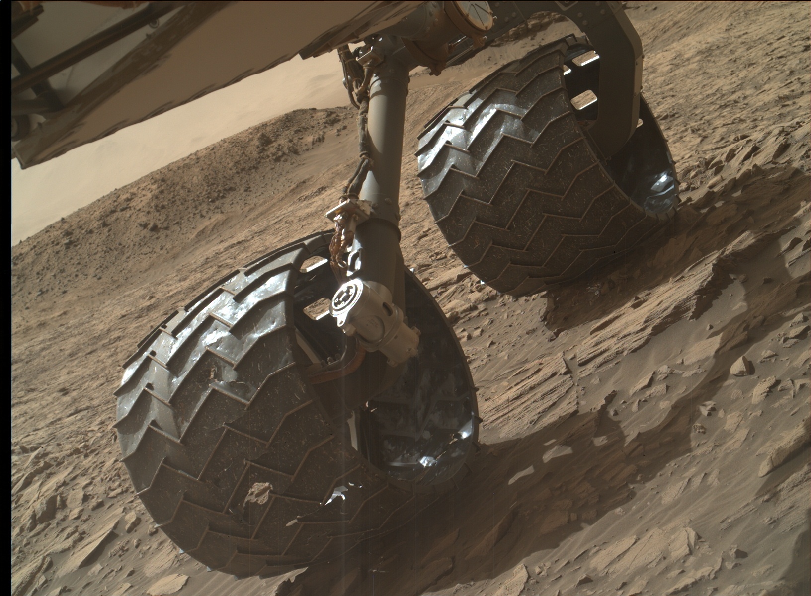 Nasa's Mars rover Curiosity acquired this image using its Mars Hand Lens Imager (MAHLI) on Sol 1386