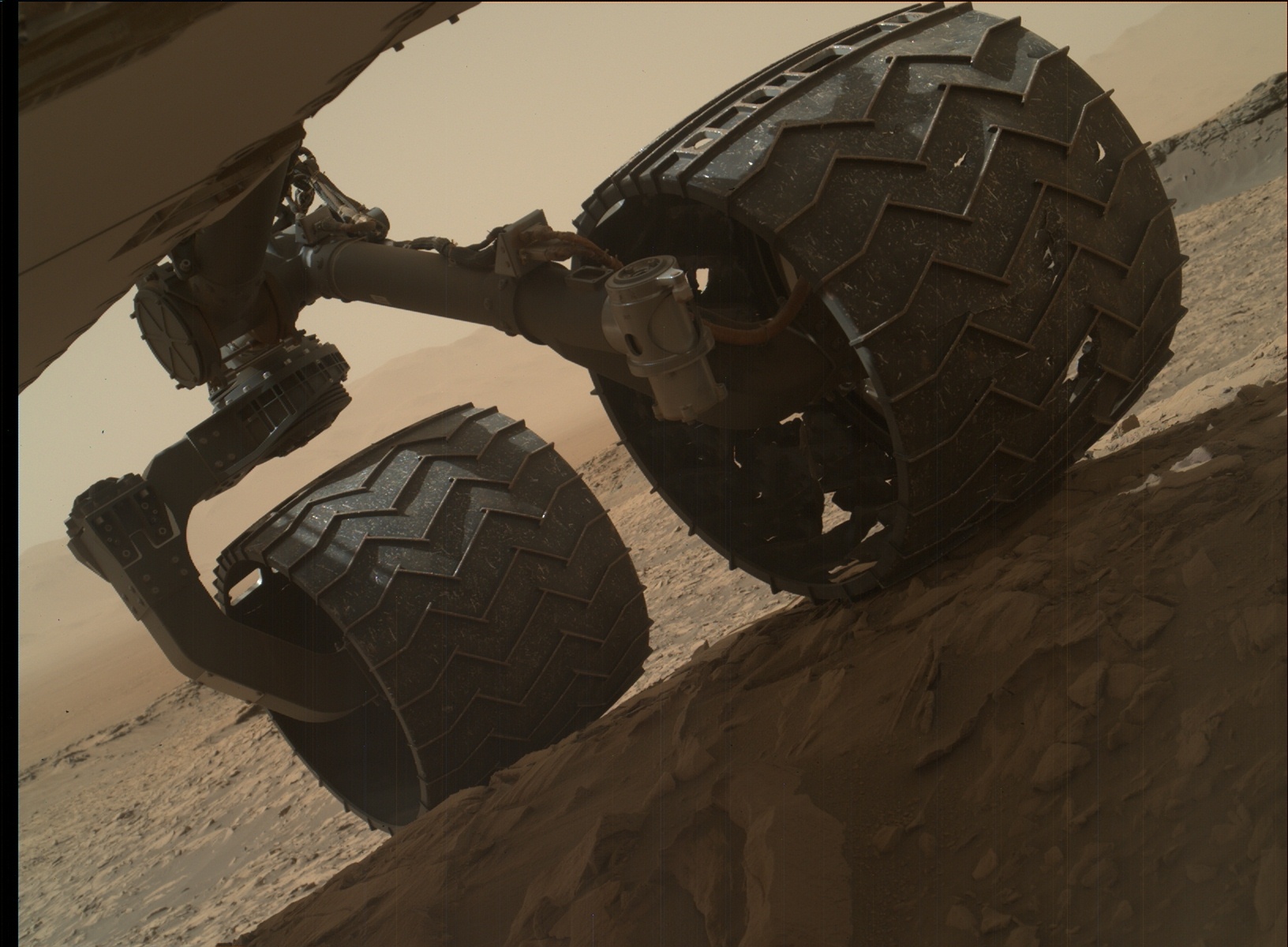 Nasa's Mars rover Curiosity acquired this image using its Mars Hand Lens Imager (MAHLI) on Sol 1386