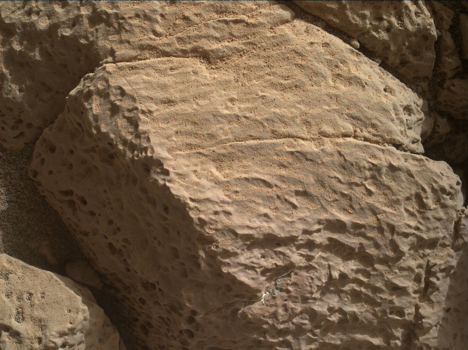 Nasa's Mars rover Curiosity acquired this image using its Mars Hand Lens Imager (MAHLI) on Sol 1404