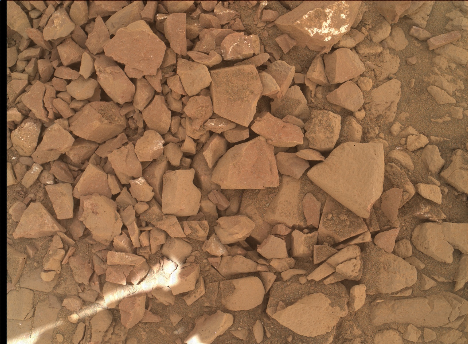 Nasa's Mars rover Curiosity acquired this image using its Mars Hand Lens Imager (MAHLI) on Sol 1405