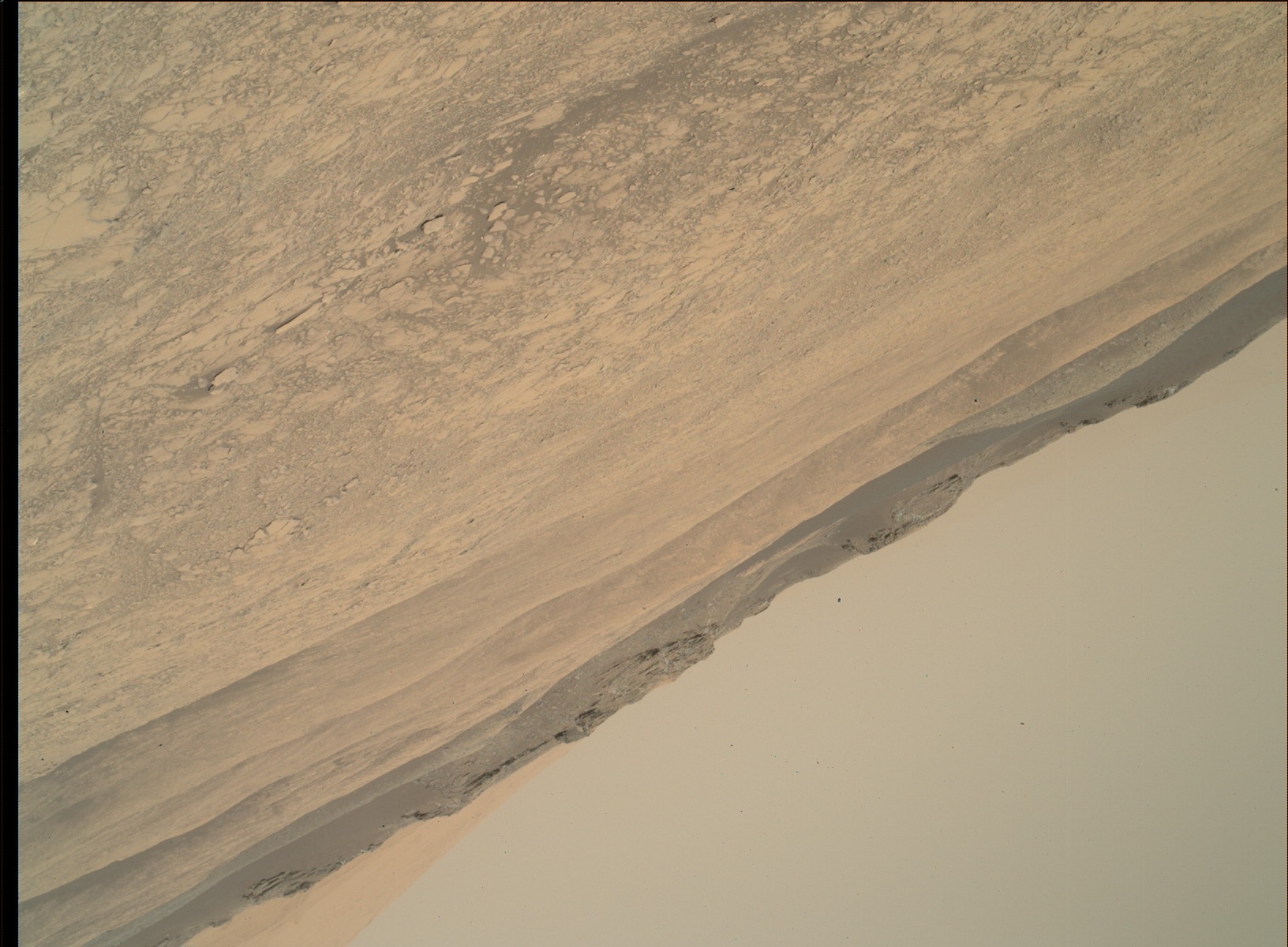 Nasa's Mars rover Curiosity acquired this image using its Mars Hand Lens Imager (MAHLI) on Sol 1410