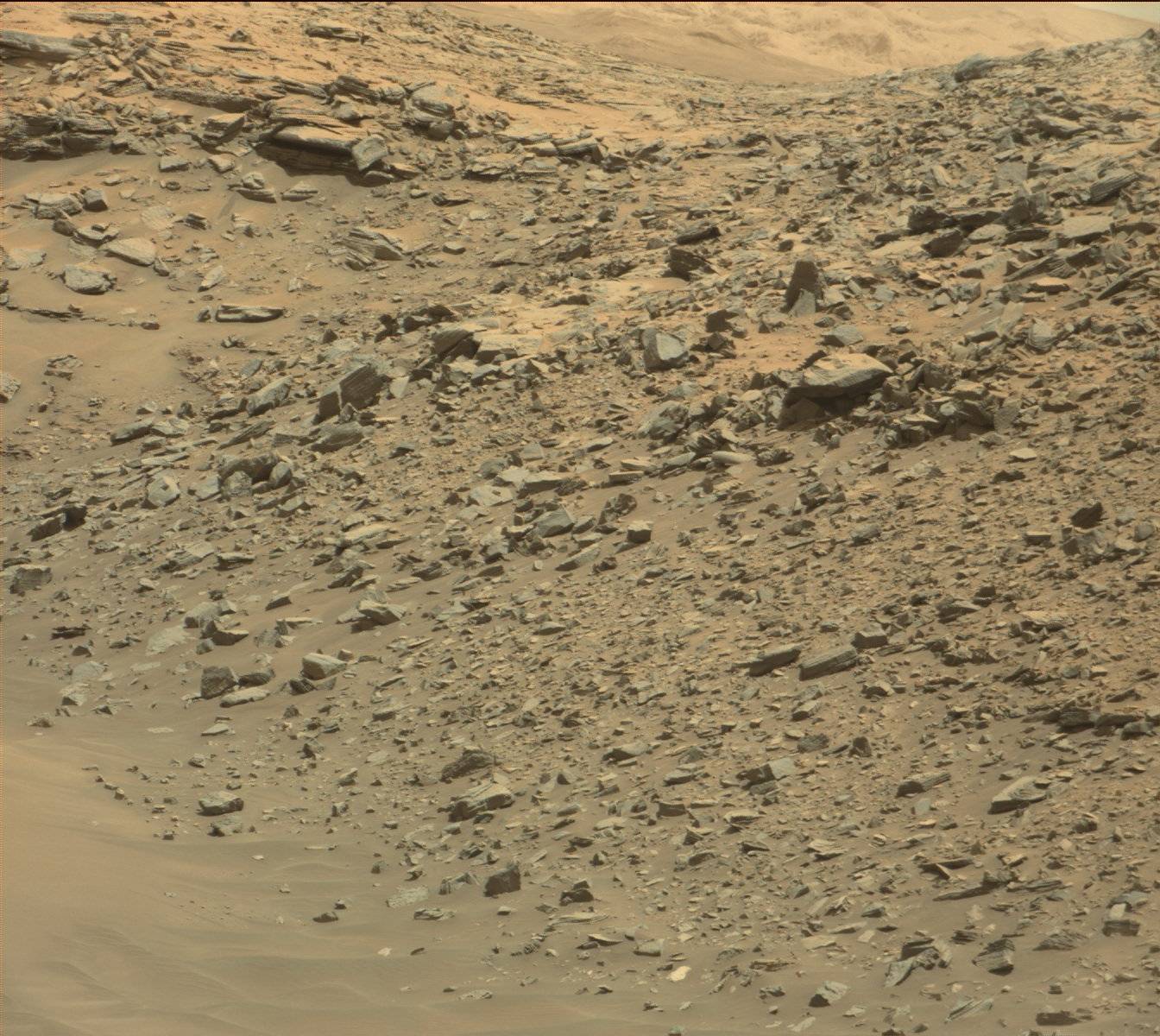 Nasa's Mars rover Curiosity acquired this image using its Mast Camera (Mastcam) on Sol 1414