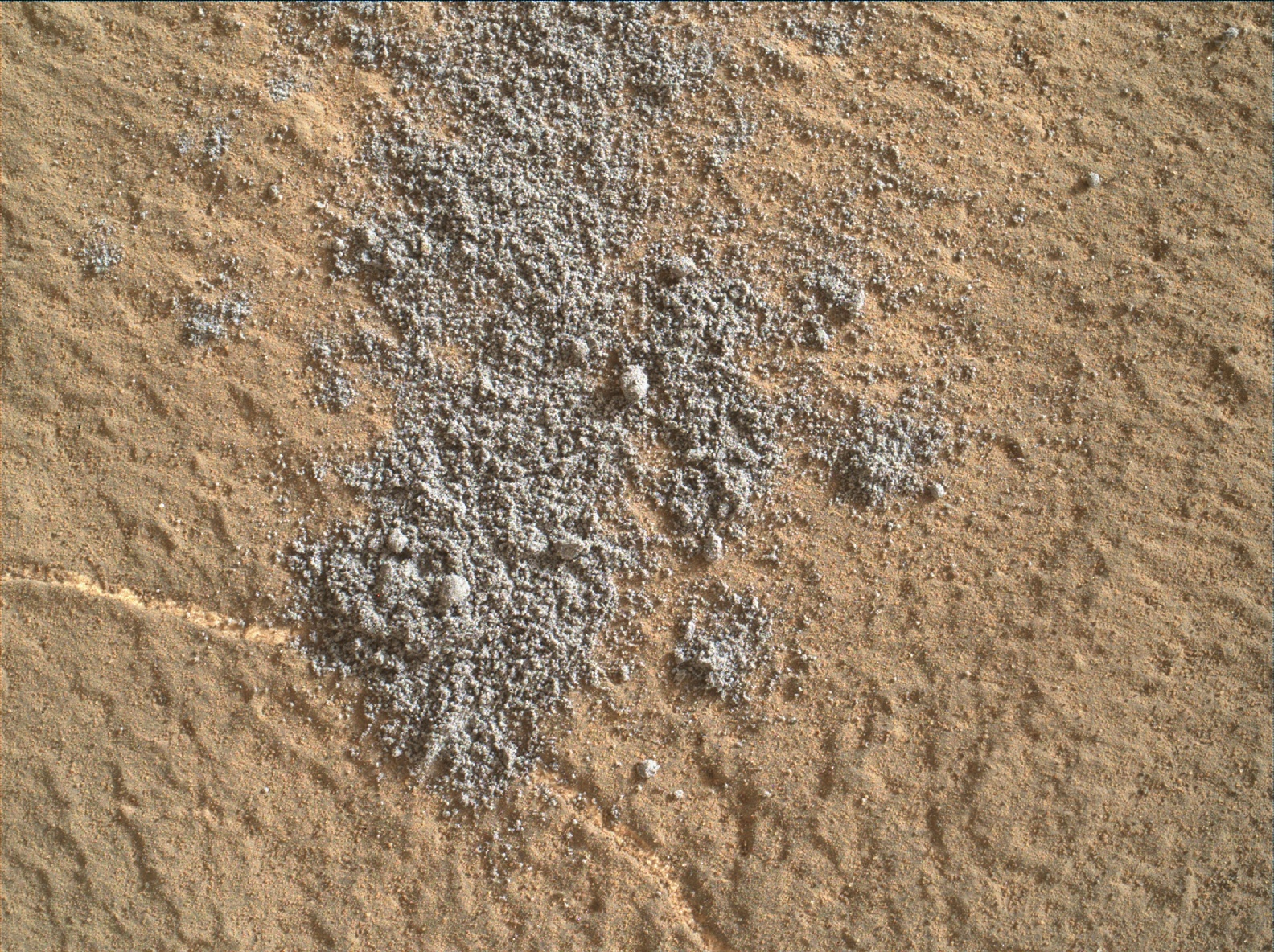 Nasa's Mars rover Curiosity acquired this image using its Mars Hand Lens Imager (MAHLI) on Sol 1419