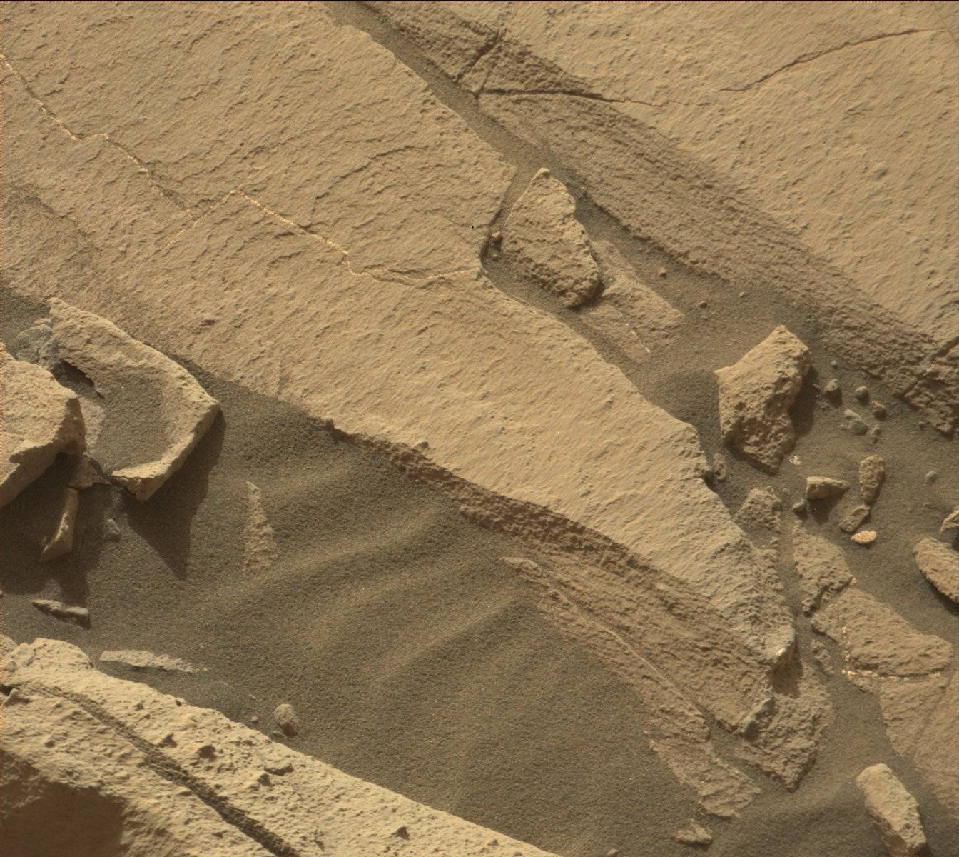Nasa's Mars rover Curiosity acquired this image using its Mast Camera (Mastcam) on Sol 1420