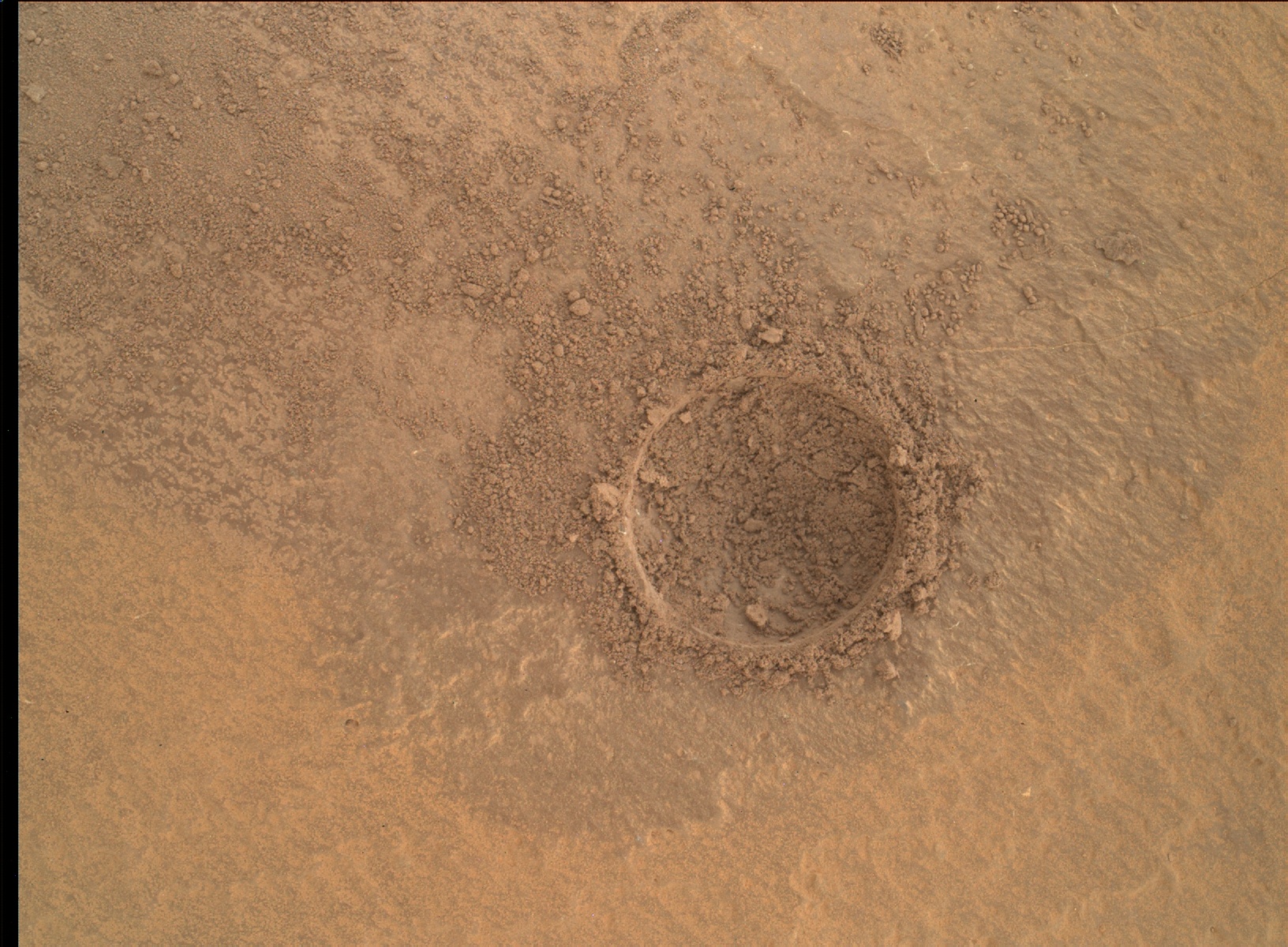 Nasa's Mars rover Curiosity acquired this image using its Mars Hand Lens Imager (MAHLI) on Sol 1420