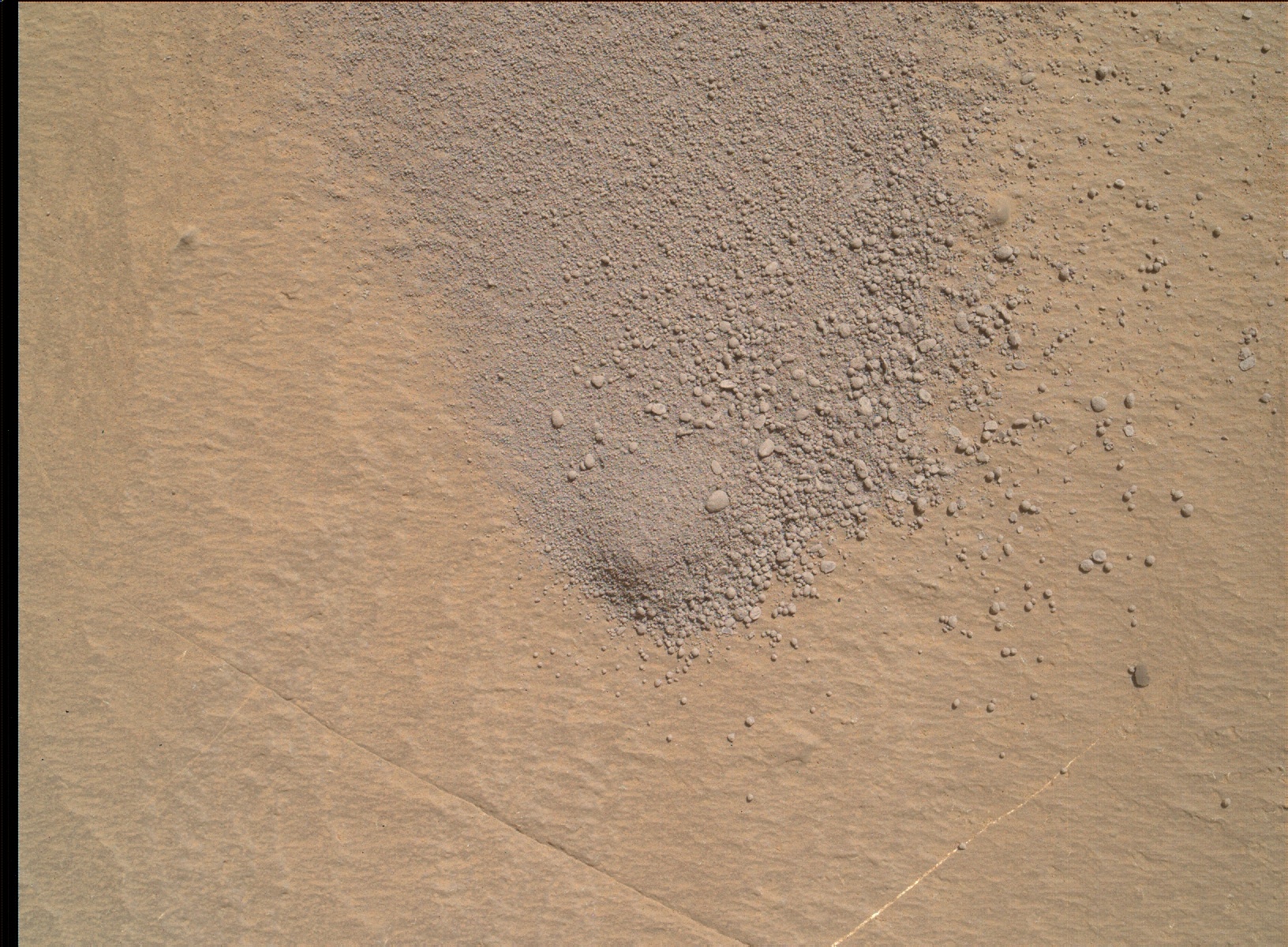 Nasa's Mars rover Curiosity acquired this image using its Mars Hand Lens Imager (MAHLI) on Sol 1426
