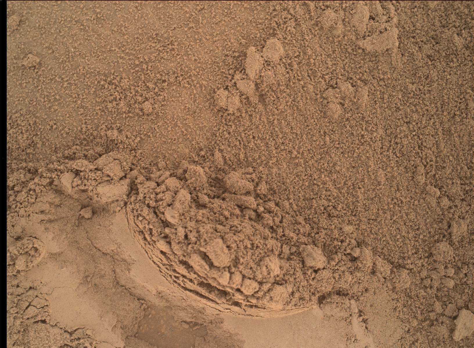 Nasa's Mars rover Curiosity acquired this image using its Mars Hand Lens Imager (MAHLI) on Sol 1427