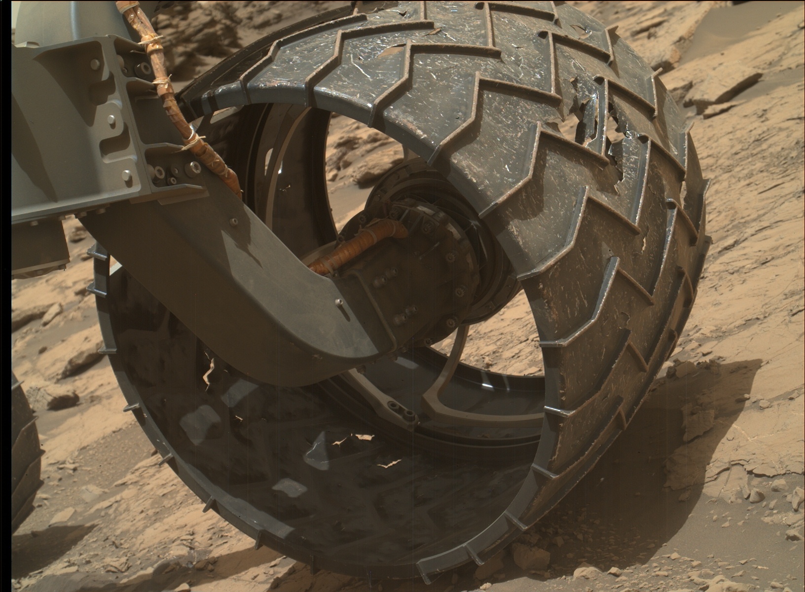 Nasa's Mars rover Curiosity acquired this image using its Mars Hand Lens Imager (MAHLI) on Sol 1435