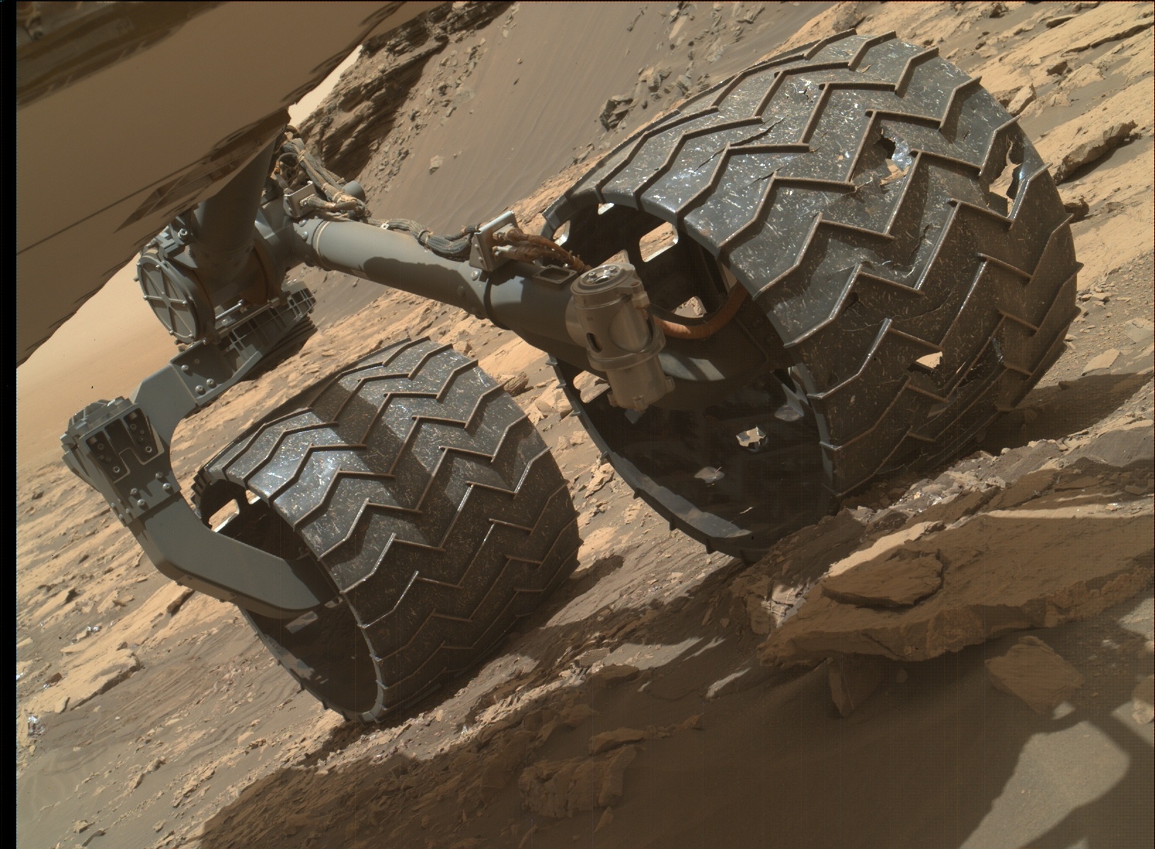 Nasa's Mars rover Curiosity acquired this image using its Mars Hand Lens Imager (MAHLI) on Sol 1435