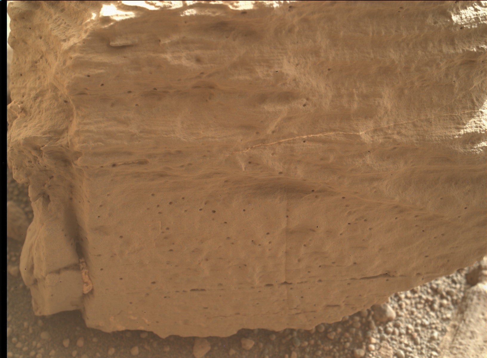 Nasa's Mars rover Curiosity acquired this image using its Mars Hand Lens Imager (MAHLI) on Sol 1436