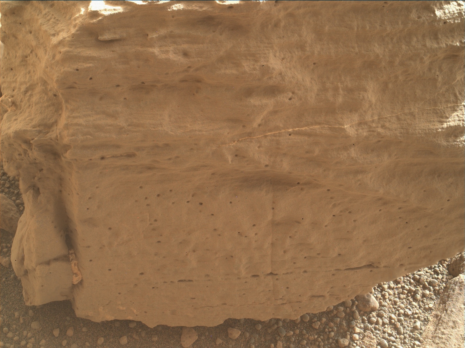 Nasa's Mars rover Curiosity acquired this image using its Mars Hand Lens Imager (MAHLI) on Sol 1438