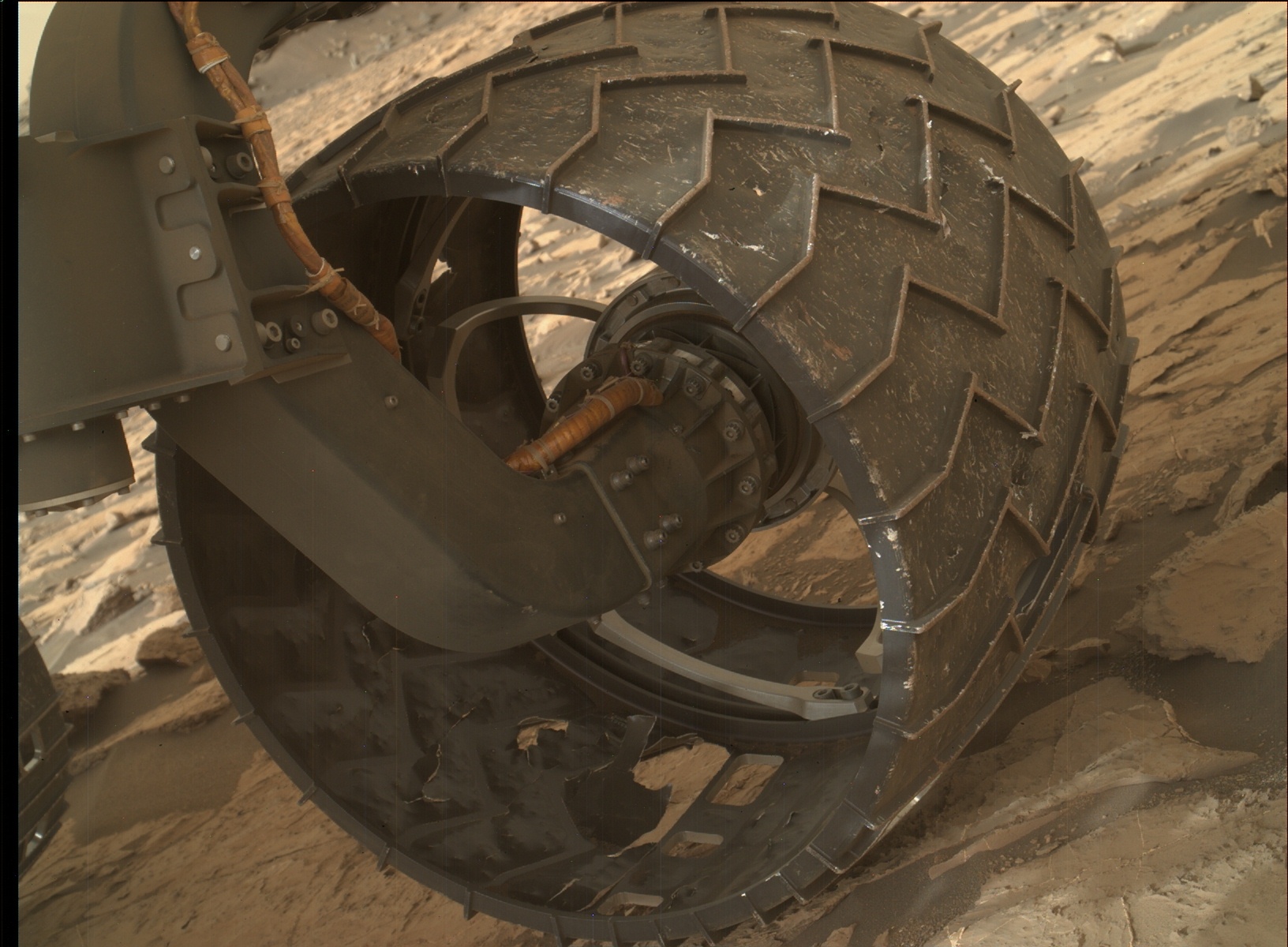Nasa's Mars rover Curiosity acquired this image using its Mars Hand Lens Imager (MAHLI) on Sol 1444