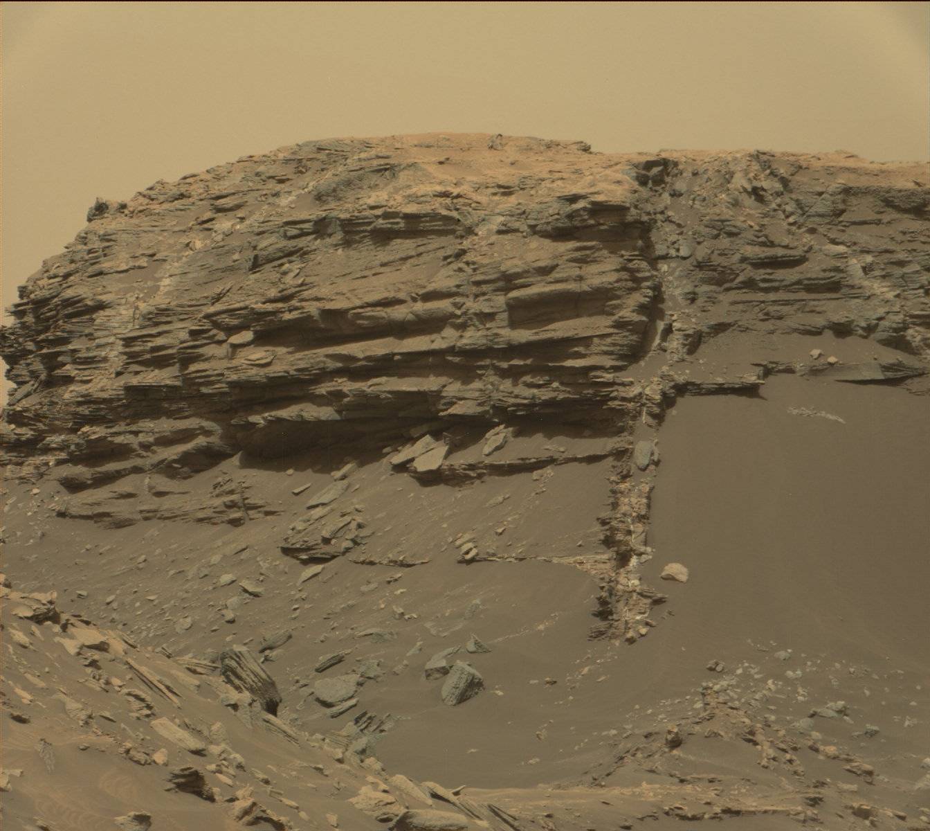 Nasa's Mars rover Curiosity acquired this image using its Mast Camera (Mastcam) on Sol 1454
