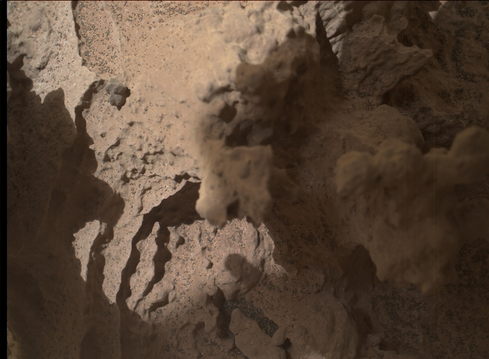 Nasa's Mars rover Curiosity acquired this image using its Mars Hand Lens Imager (MAHLI) on Sol 1454