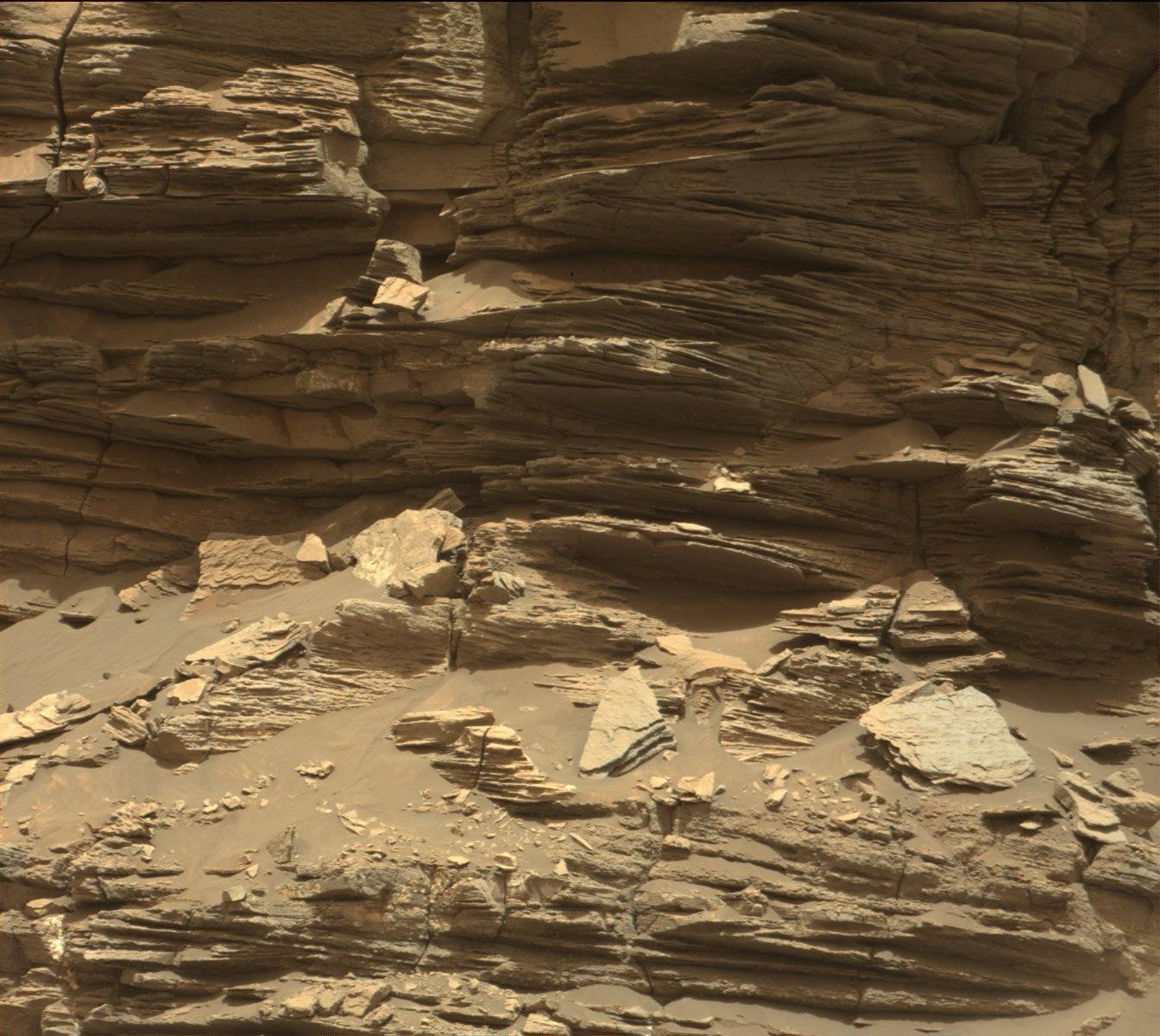 Nasa's Mars rover Curiosity acquired this image using its Mast Camera (Mastcam) on Sol 1455