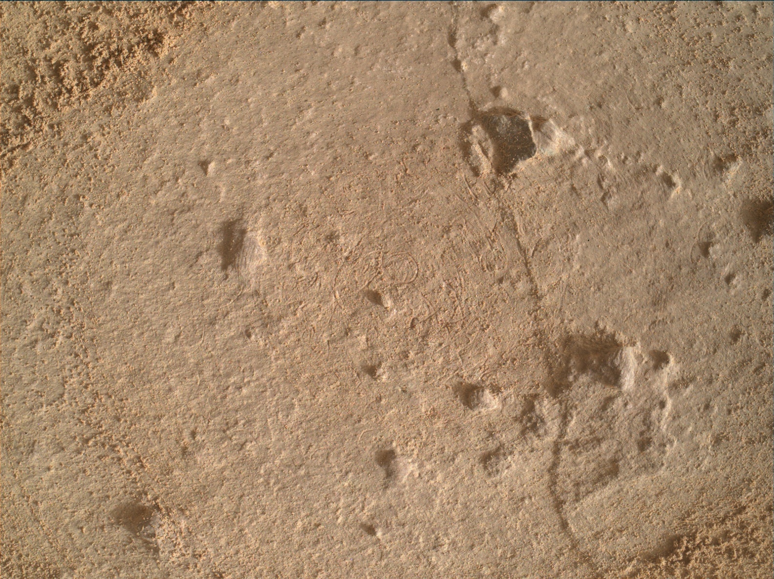 Nasa's Mars rover Curiosity acquired this image using its Mars Hand Lens Imager (MAHLI) on Sol 1457