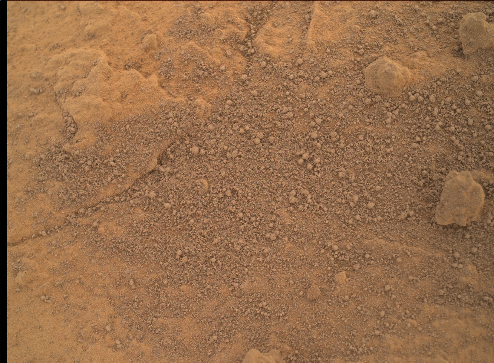 Nasa's Mars rover Curiosity acquired this image using its Mars Hand Lens Imager (MAHLI) on Sol 1460