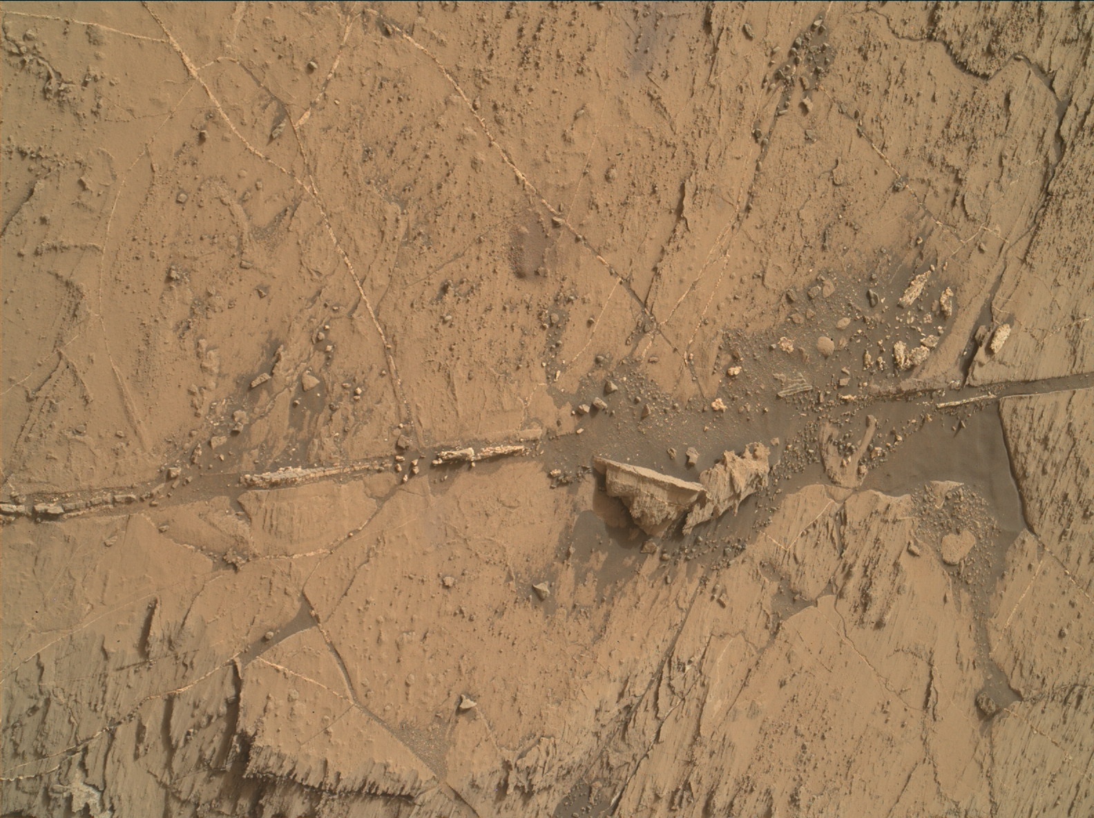Nasa's Mars rover Curiosity acquired this image using its Mars Hand Lens Imager (MAHLI) on Sol 1466