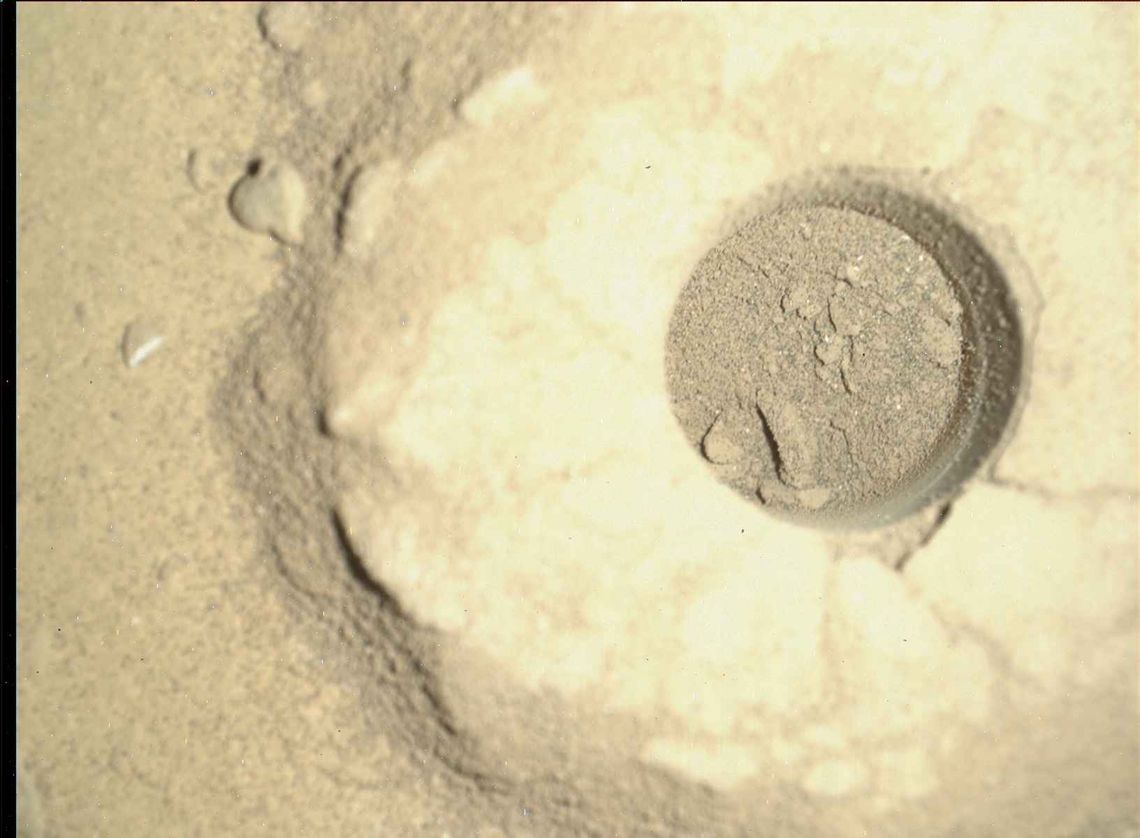 Nasa's Mars rover Curiosity acquired this image using its Mars Hand Lens Imager (MAHLI) on Sol 1466