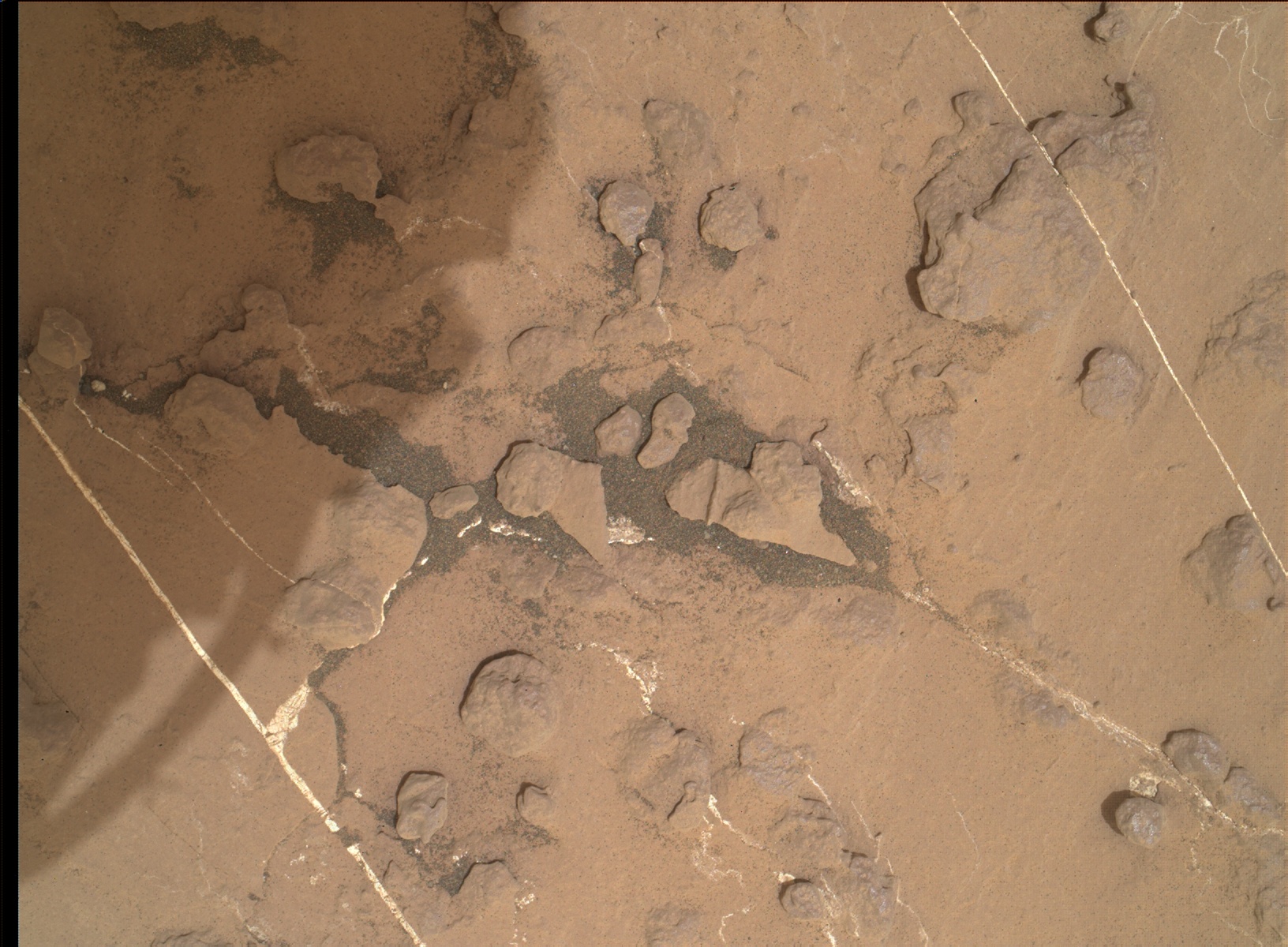 Nasa's Mars rover Curiosity acquired this image using its Mars Hand Lens Imager (MAHLI) on Sol 1480