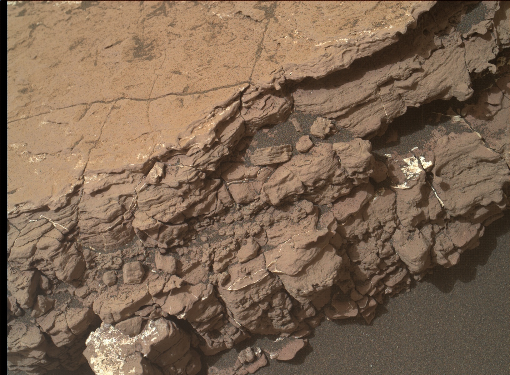 Nasa's Mars rover Curiosity acquired this image using its Mars Hand Lens Imager (MAHLI) on Sol 1482