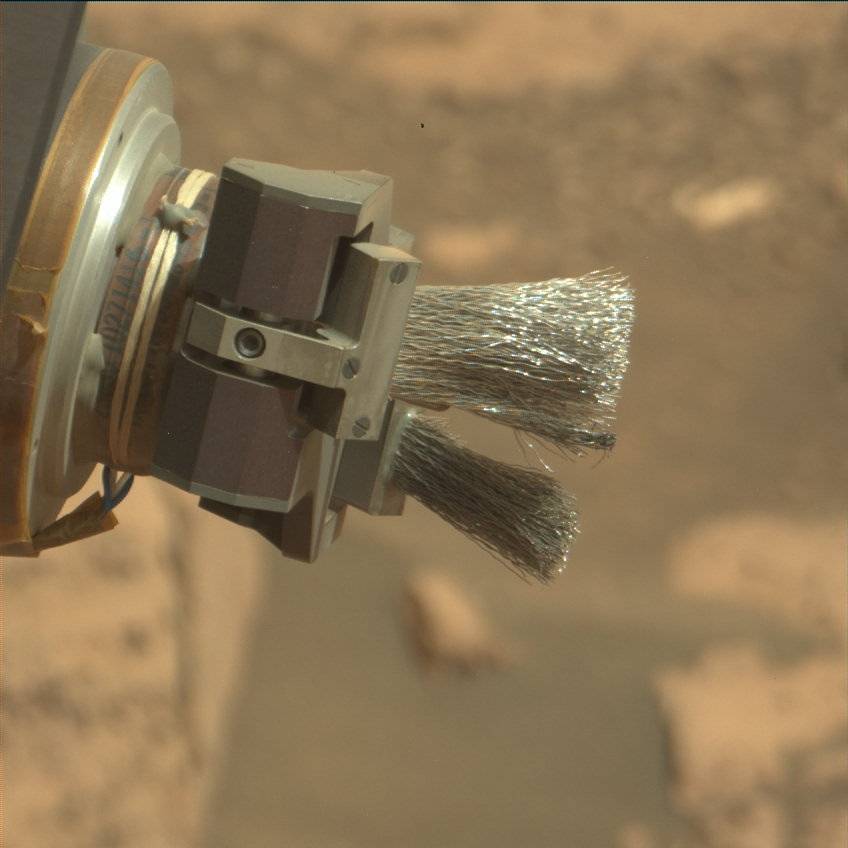 Nasa's Mars rover Curiosity acquired this image using its Mast Camera (Mastcam) on Sol 1484