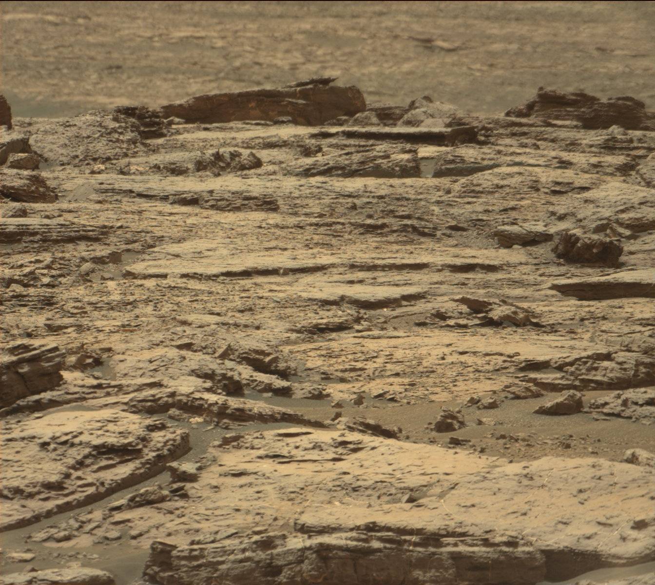 Nasa's Mars rover Curiosity acquired this image using its Mast Camera (Mastcam) on Sol 1487