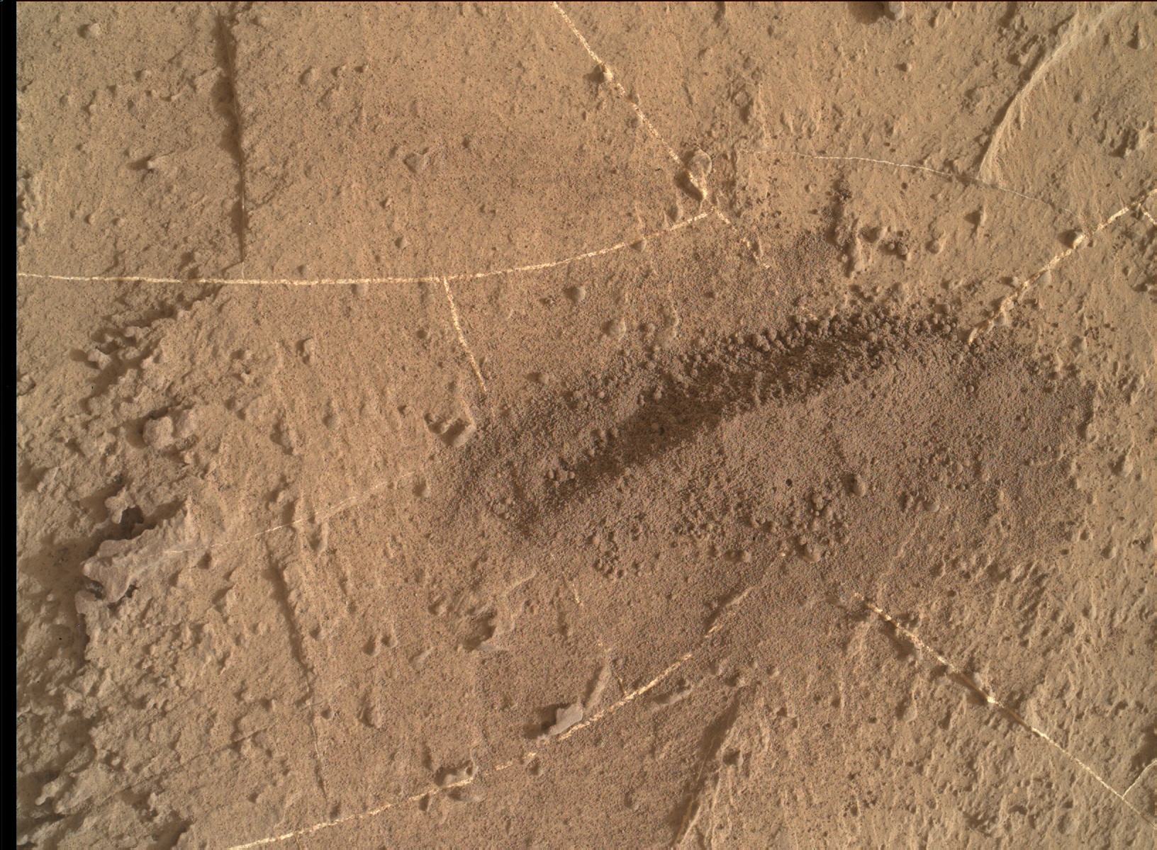 Nasa's Mars rover Curiosity acquired this image using its Mars Hand Lens Imager (MAHLI) on Sol 1491