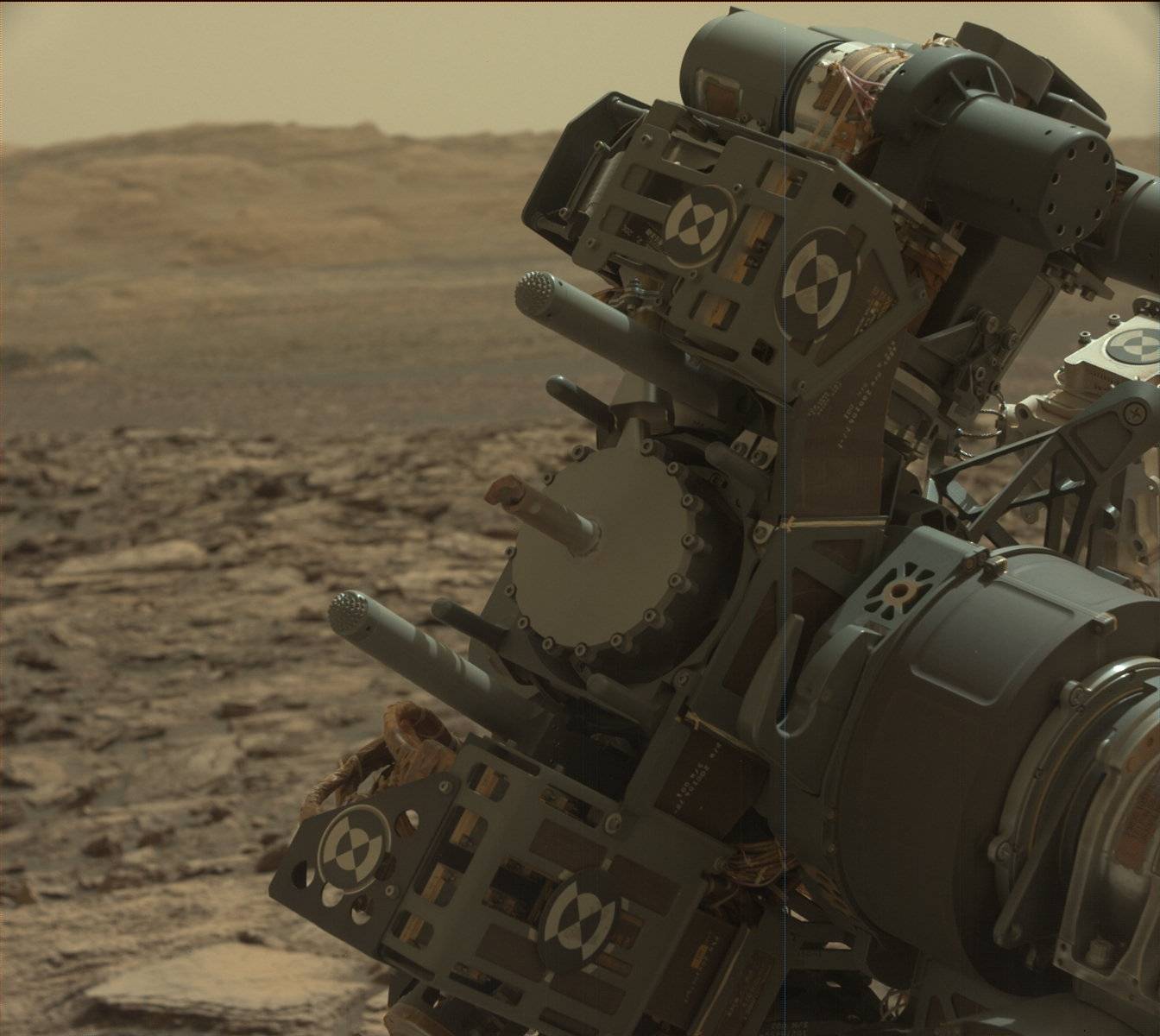 Nasa's Mars rover Curiosity acquired this image using its Mast Camera (Mastcam) on Sol 1495