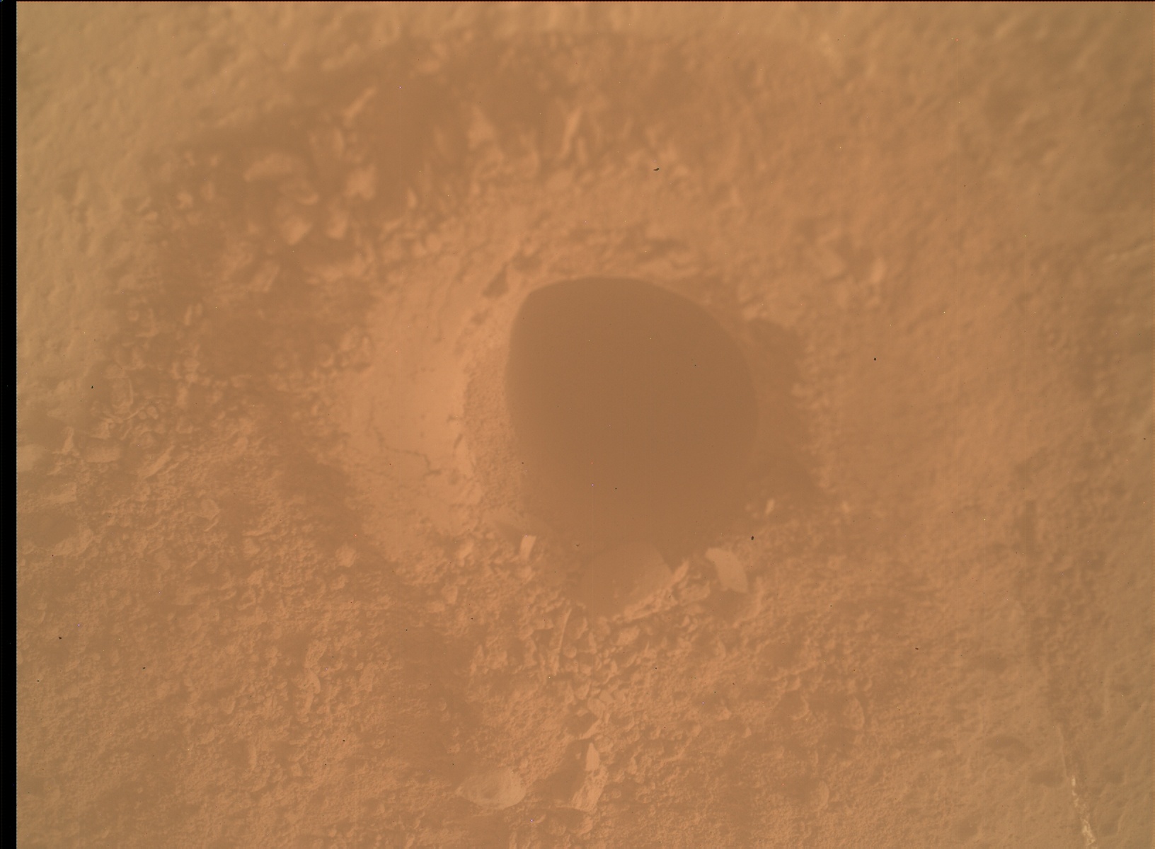 Nasa's Mars rover Curiosity acquired this image using its Mars Hand Lens Imager (MAHLI) on Sol 1496
