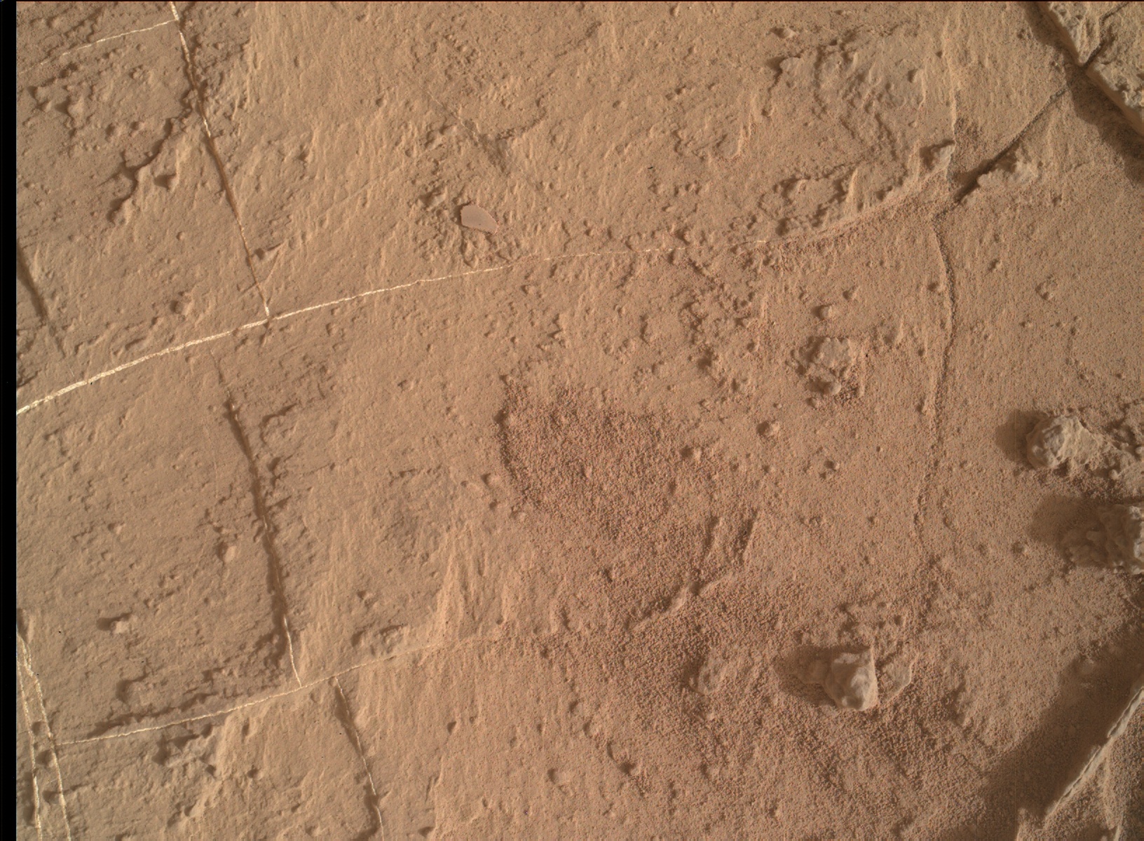 Nasa's Mars rover Curiosity acquired this image using its Mars Hand Lens Imager (MAHLI) on Sol 1497