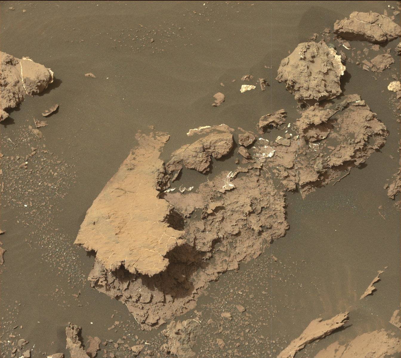 Nasa's Mars rover Curiosity acquired this image using its Mast Camera (Mastcam) on Sol 1502