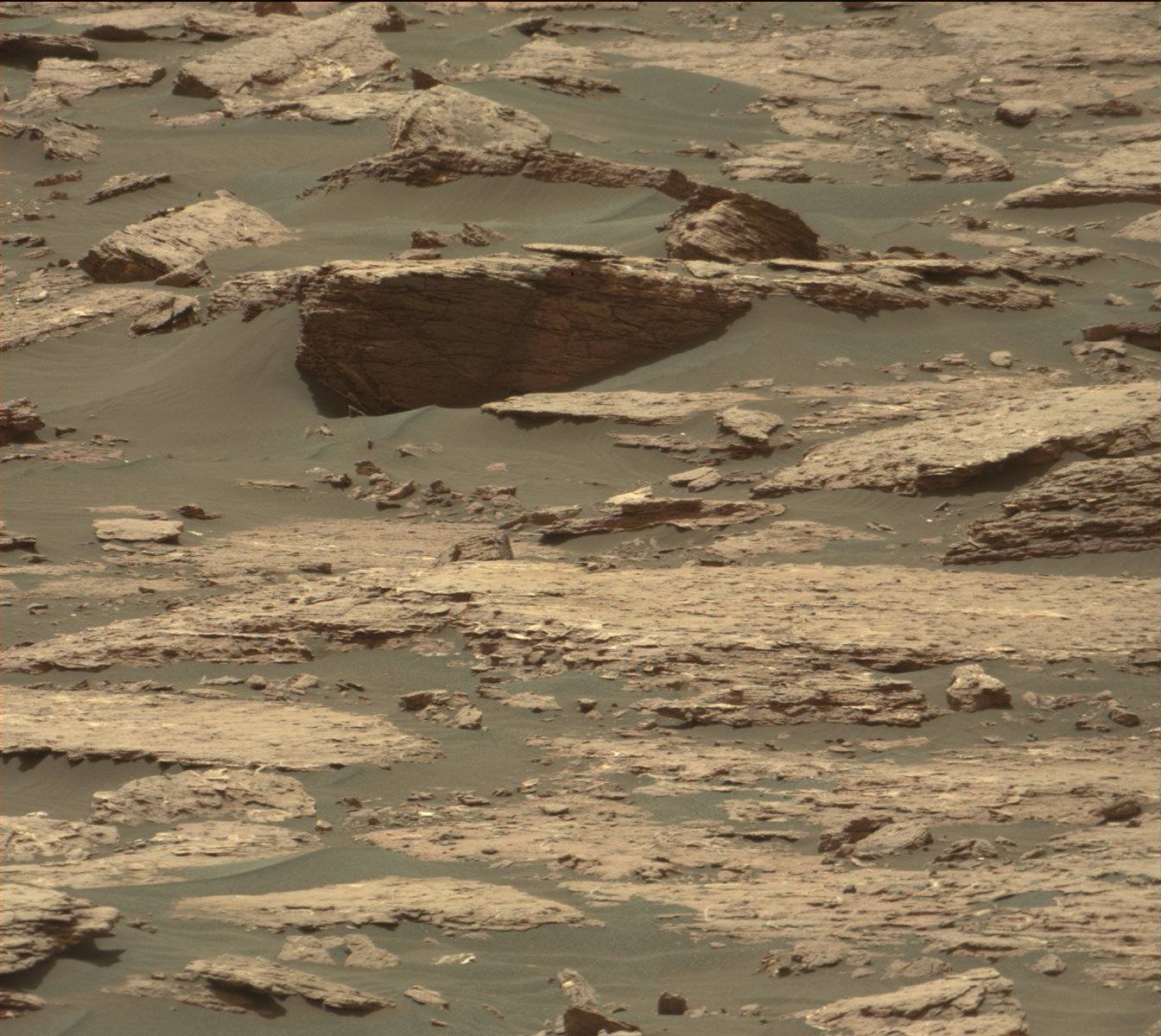 Nasa's Mars rover Curiosity acquired this image using its Mast Camera (Mastcam) on Sol 1511