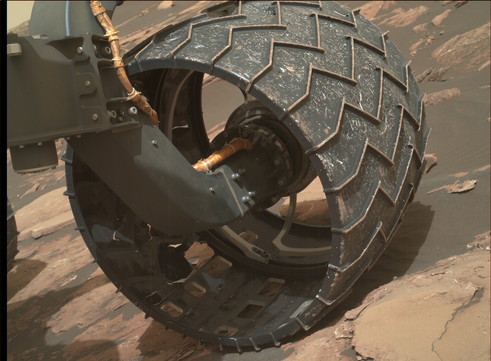 Nasa's Mars rover Curiosity acquired this image using its Mars Hand Lens Imager (MAHLI) on Sol 1512