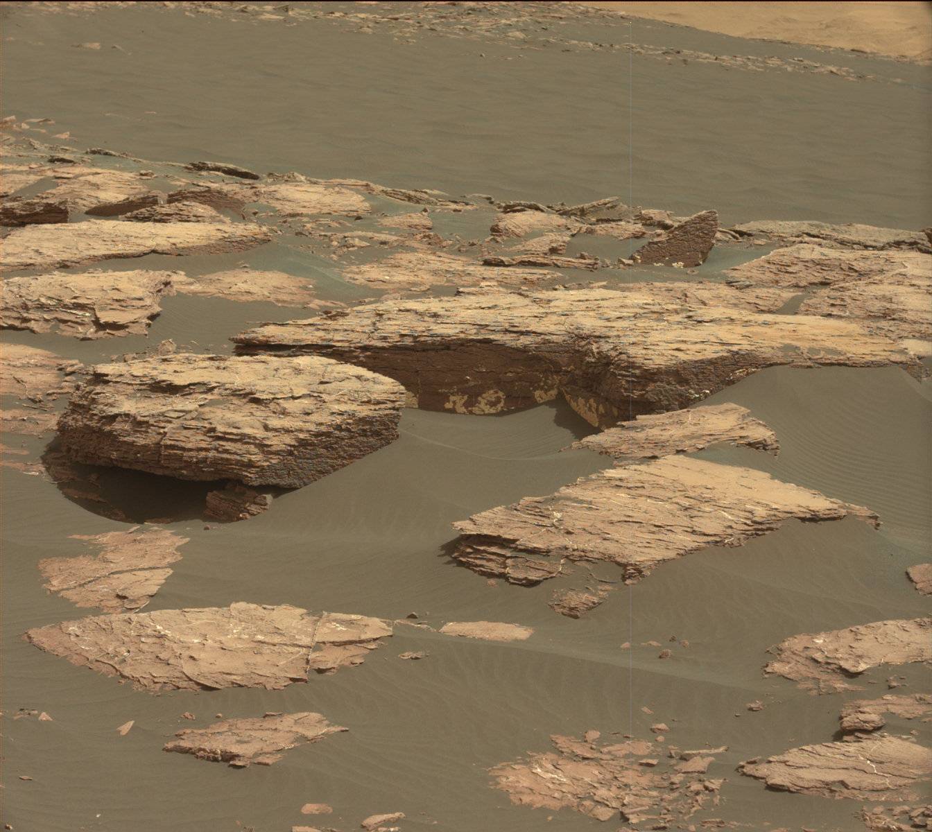 Nasa's Mars rover Curiosity acquired this image using its Mast Camera (Mastcam) on Sol 1519