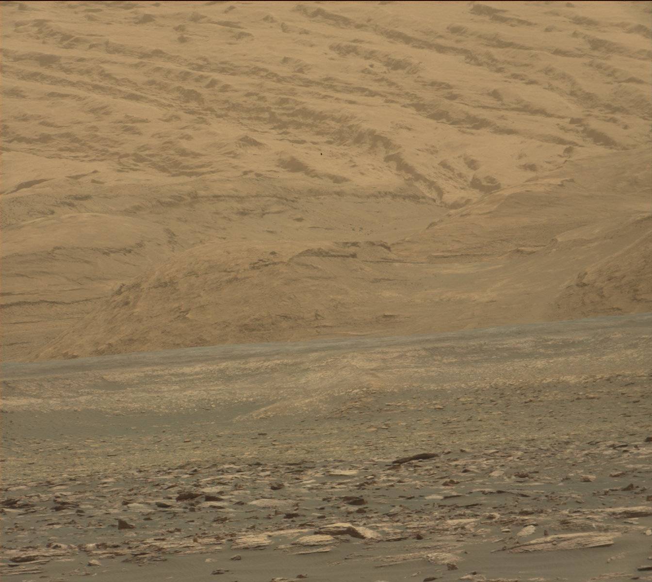 Nasa's Mars rover Curiosity acquired this image using its Mast Camera (Mastcam) on Sol 1520