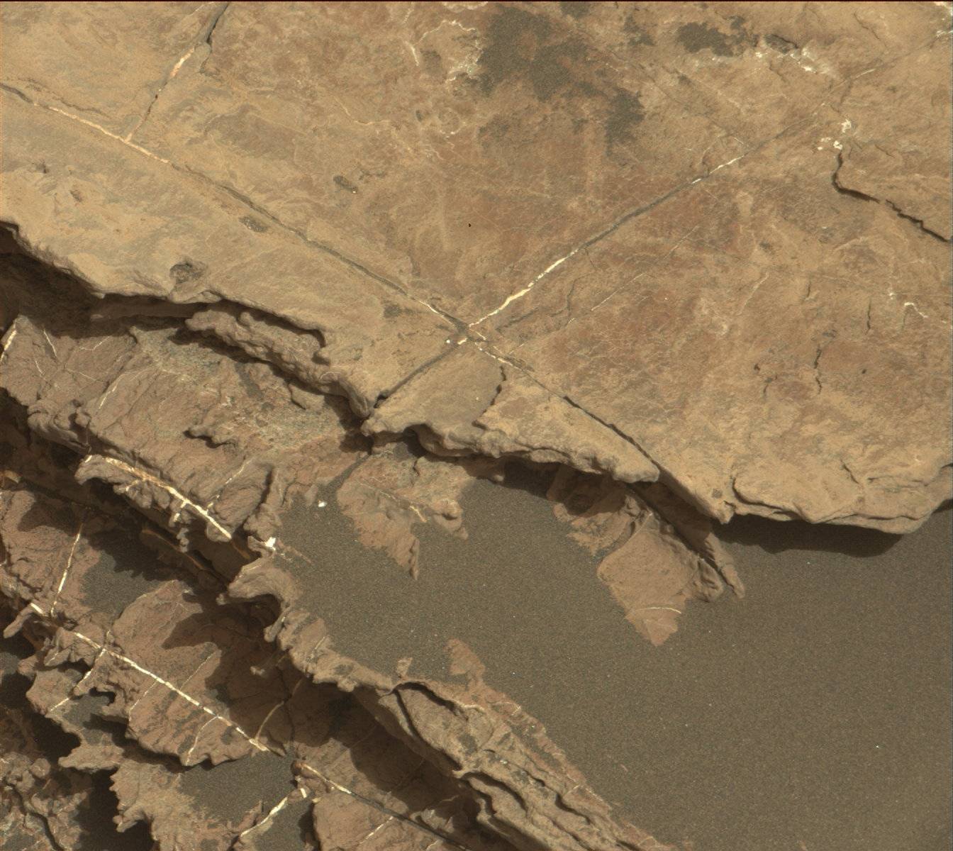 Nasa's Mars rover Curiosity acquired this image using its Mast Camera (Mastcam) on Sol 1523